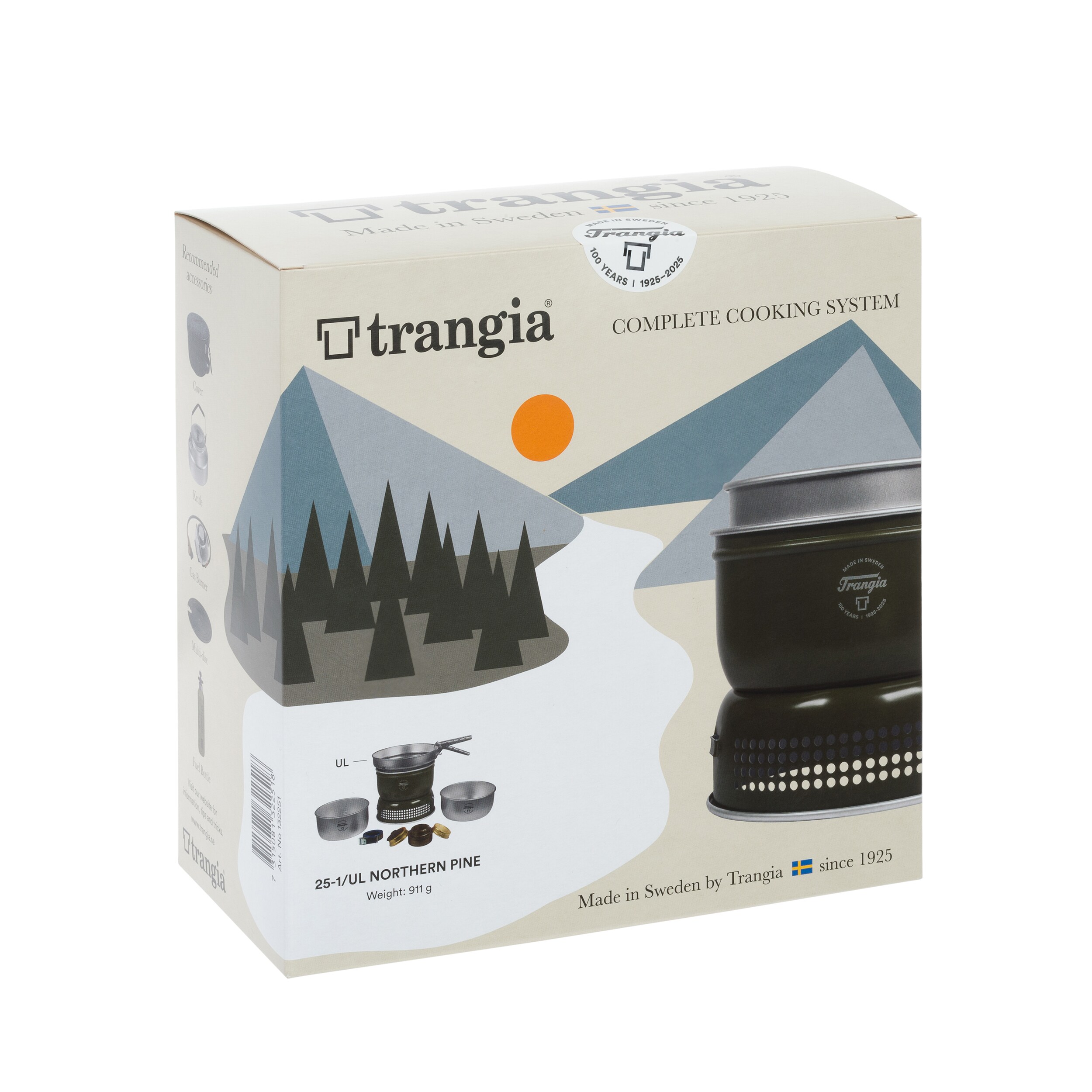 Trangia Stove 25-1 UL Cookware and travel stove set - Northern Pine