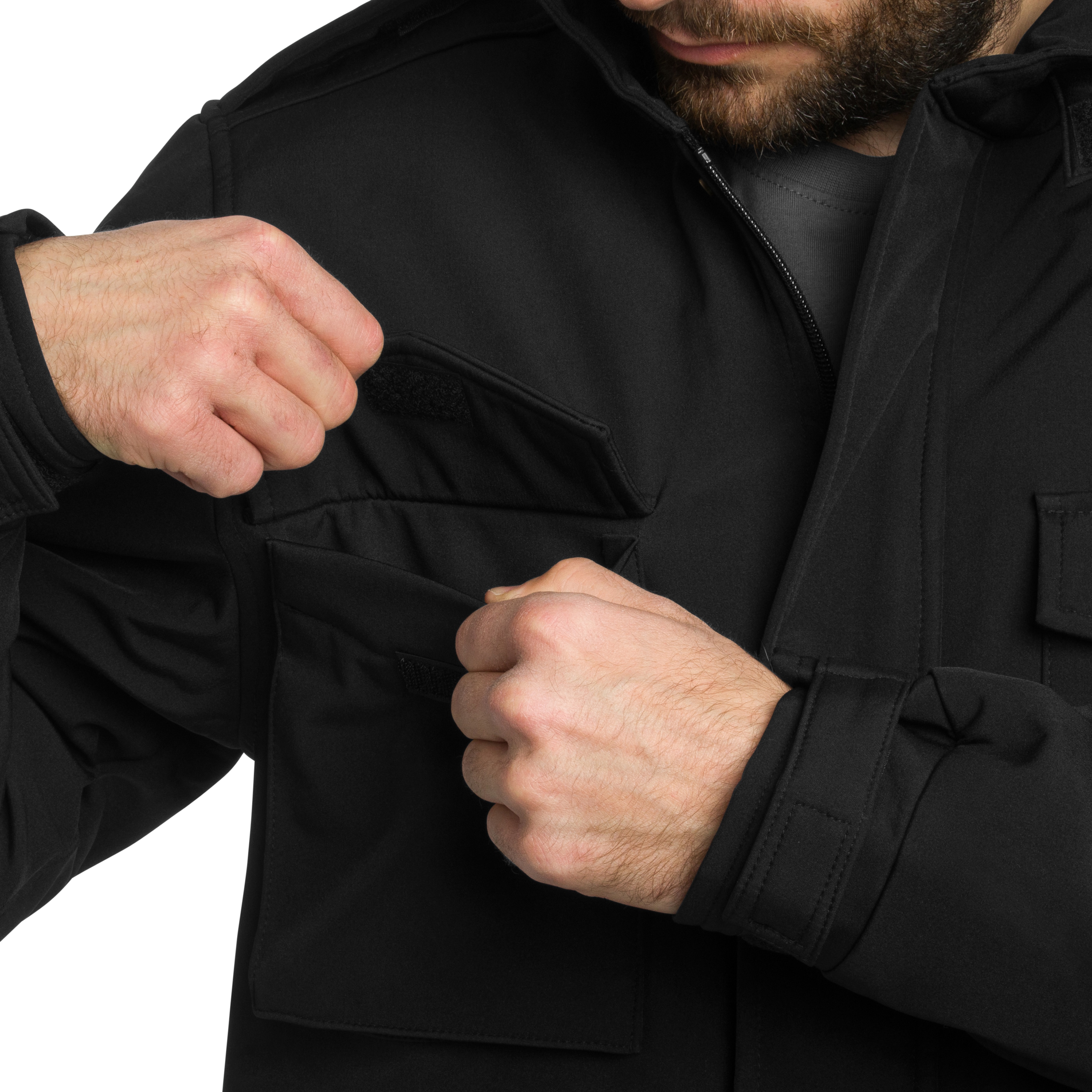 Brandit M65 Softshell Jacket - Black