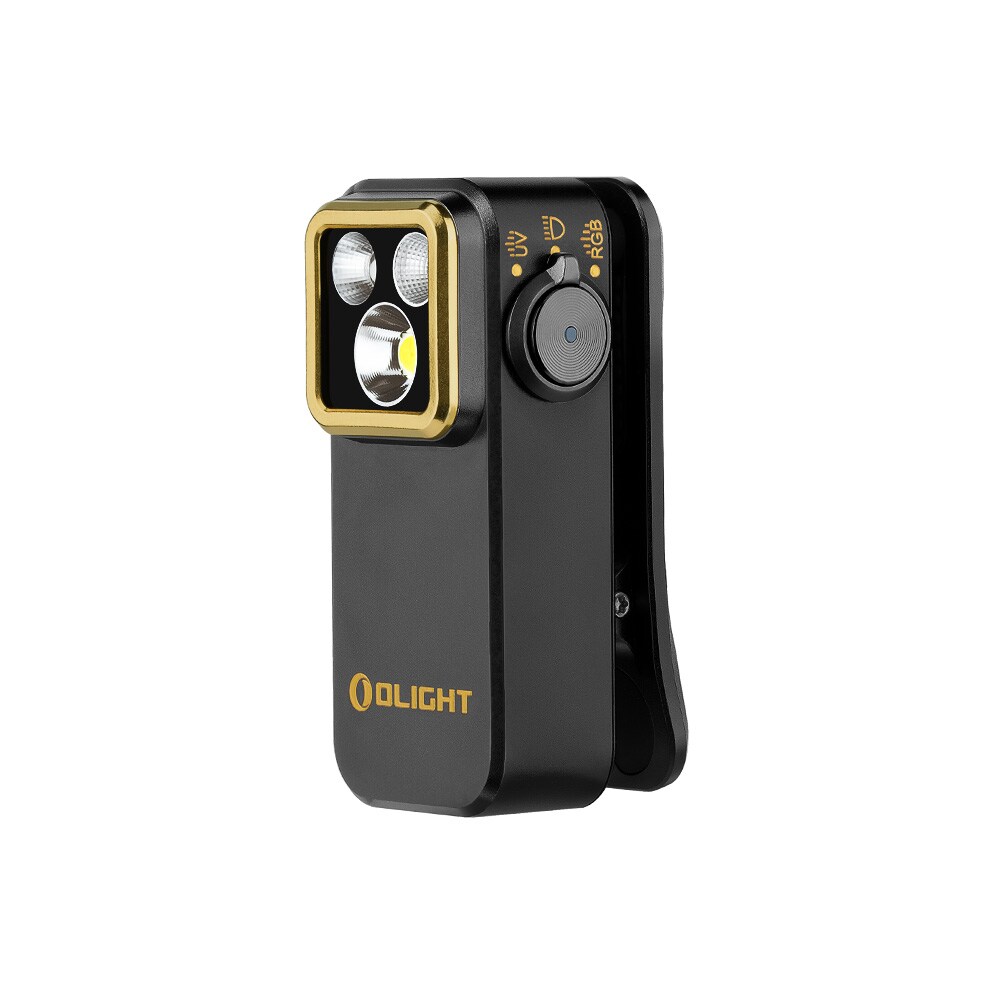Olight Oclip Pro S Rechargeable Torch Black - 600 lumens