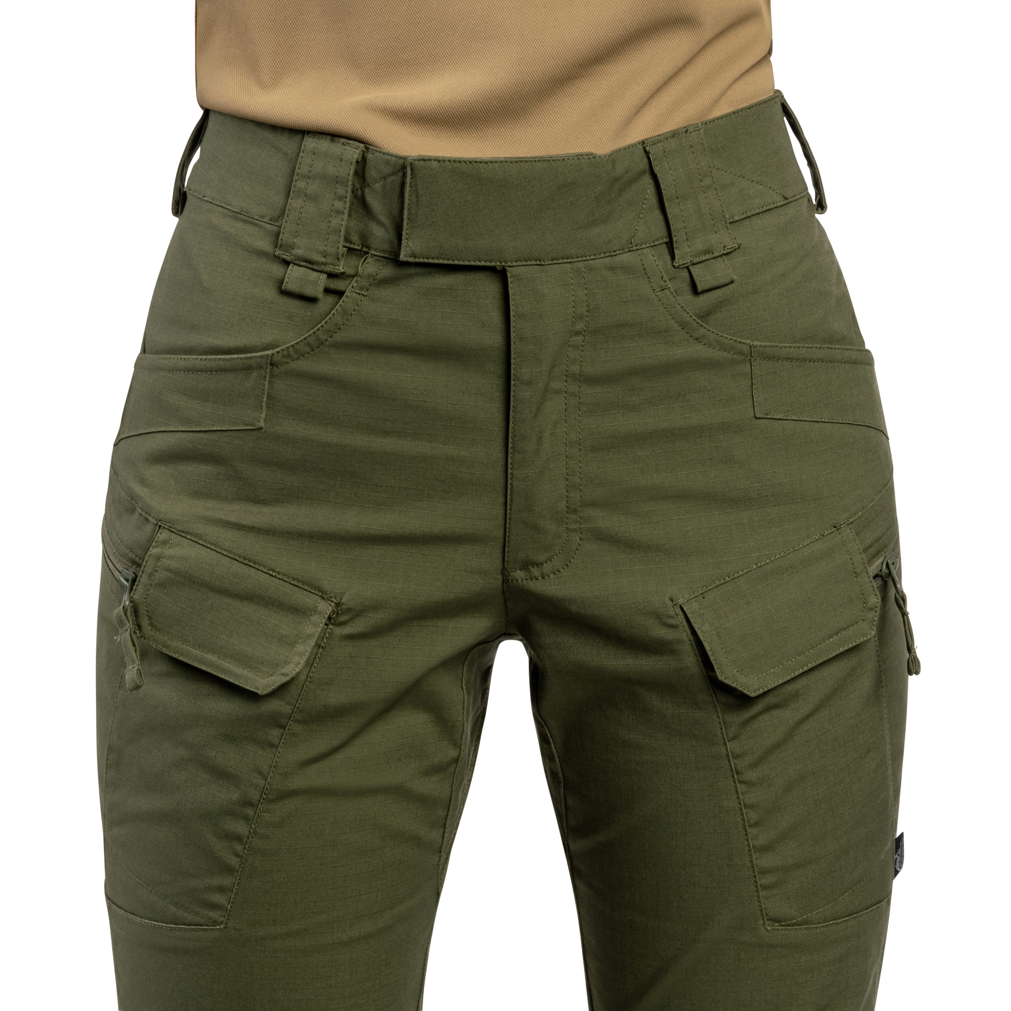 Helikon-Tex UTP PolyCotton Stretch Rip-Stop Women's Trousers - Olive Green