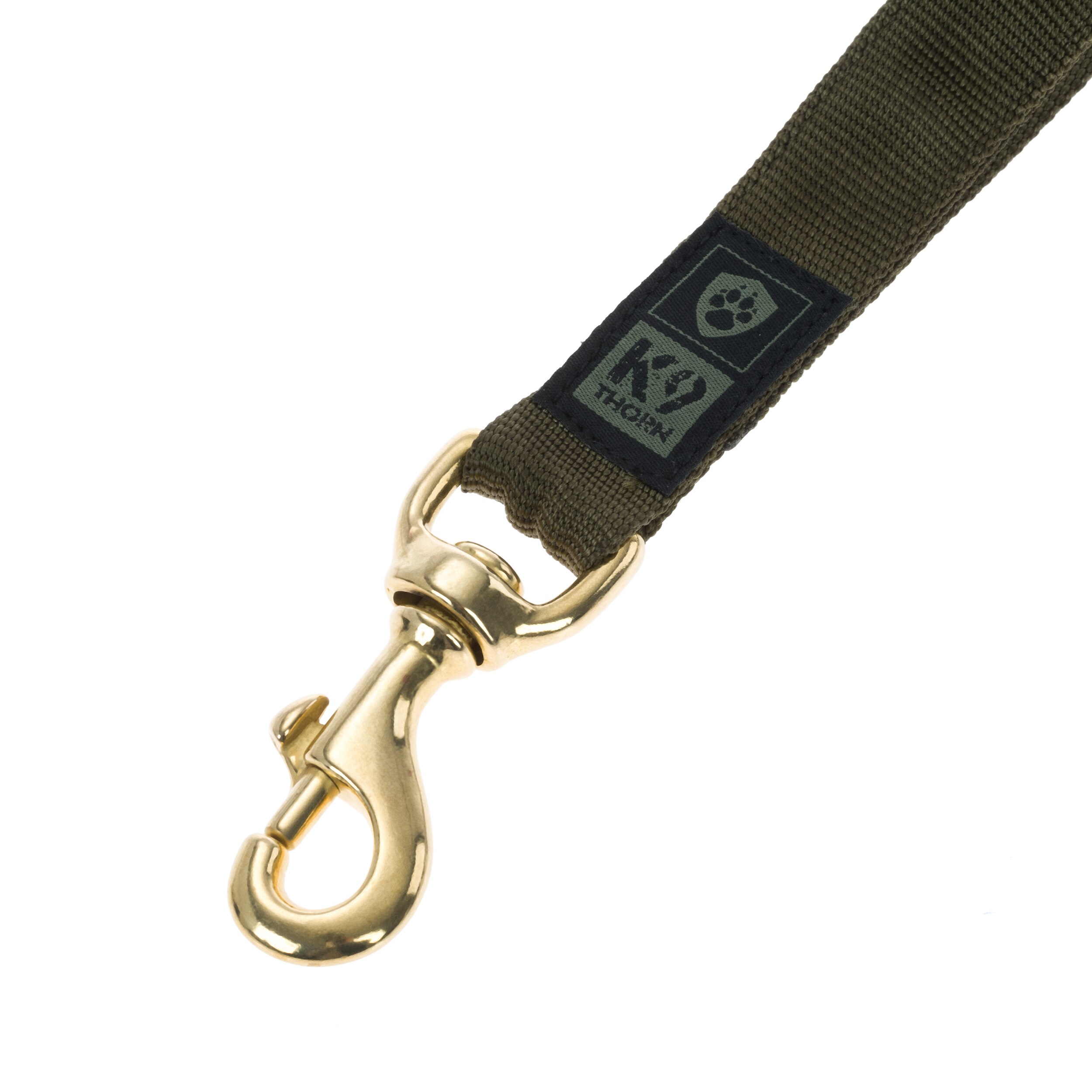 K9 Thorn Leash with shock absorber olive - 272 cm