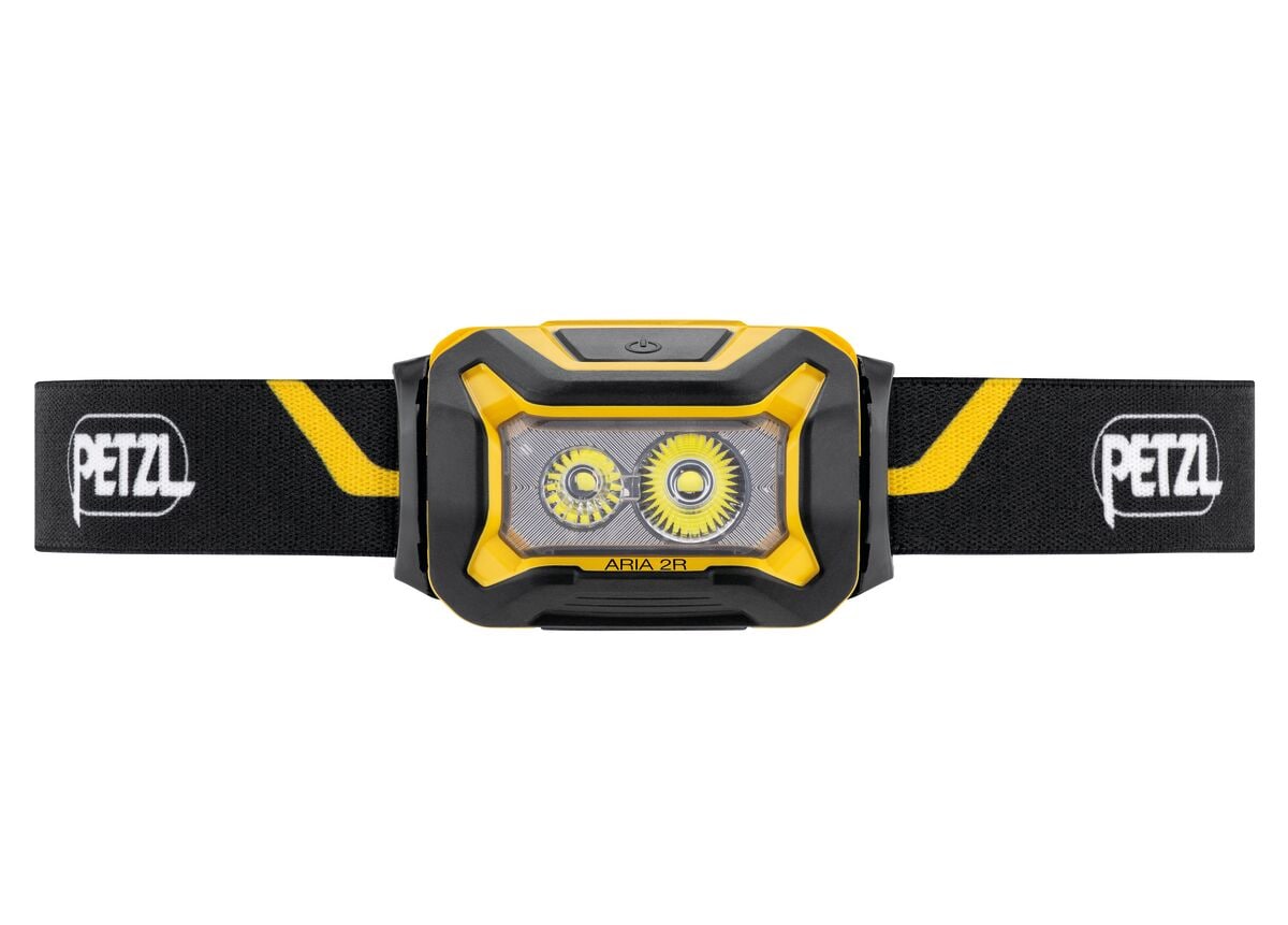 Petzl Aria 2R Head Torch Black/Yellow - 625 lumens