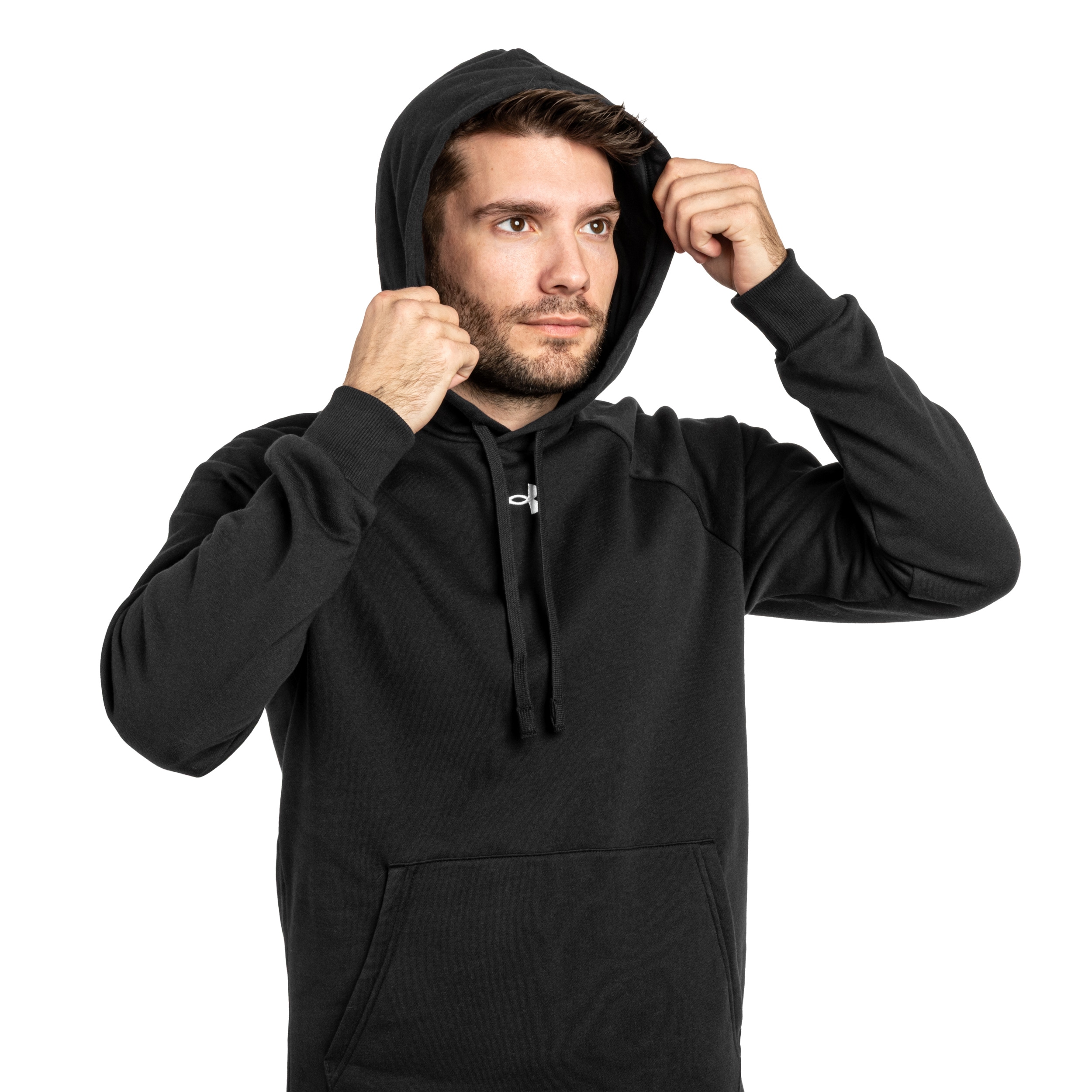 Under Armour Rival Fleece Sweatshirt - Black/White