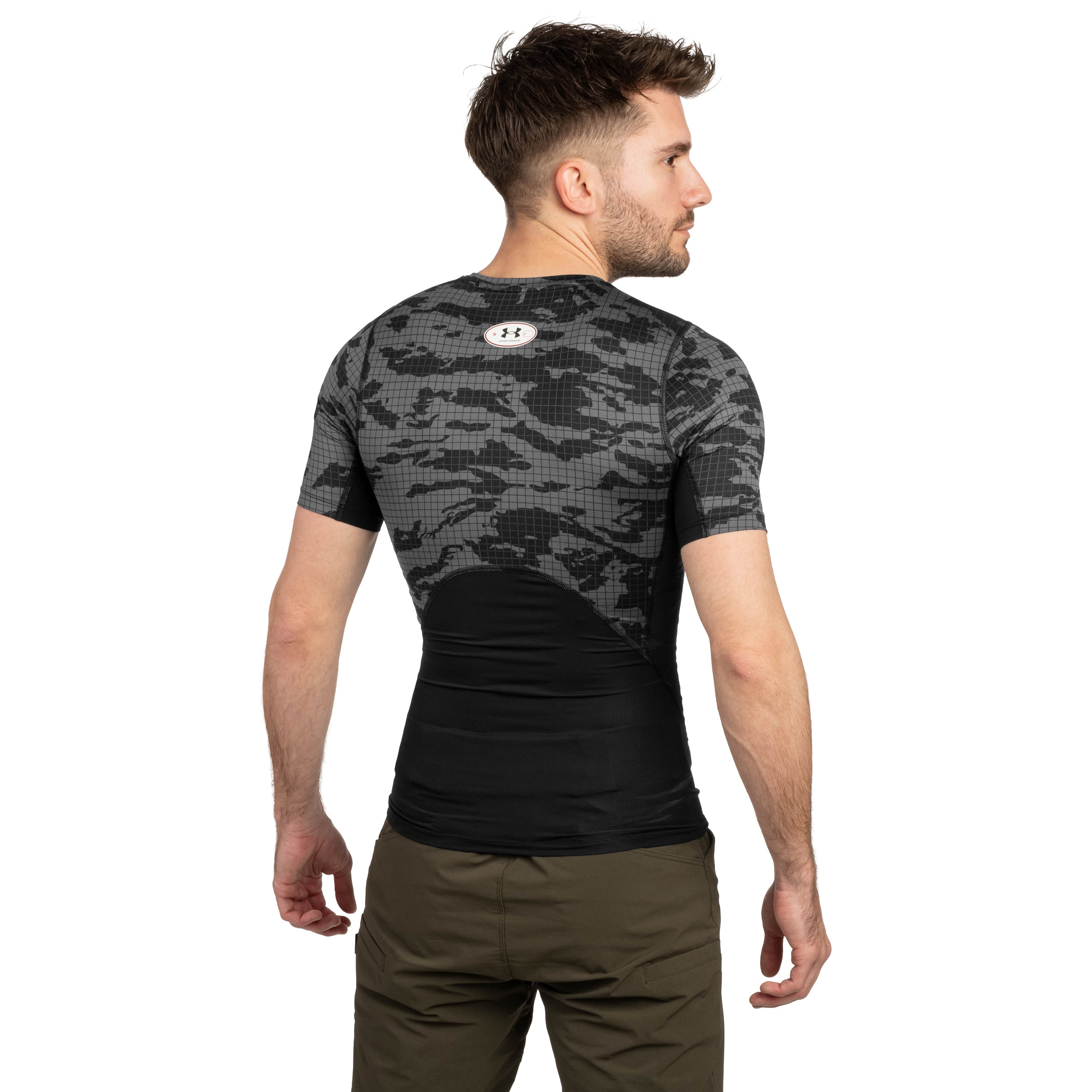 Under Armour HeatGear Printed Thermal T-shirt - Black