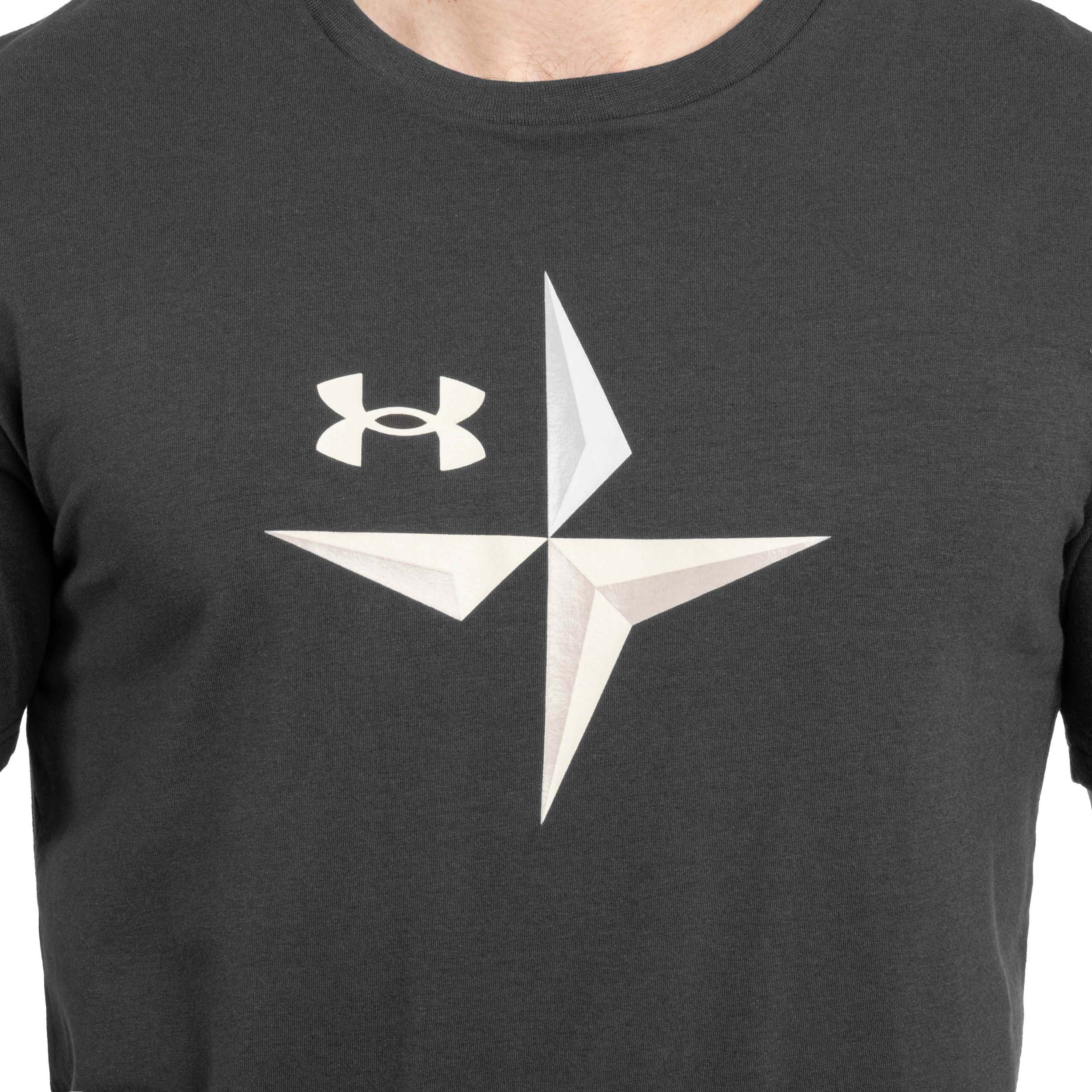 Under Armour Explor Graphic T-shirt - Anthracite/Summit White