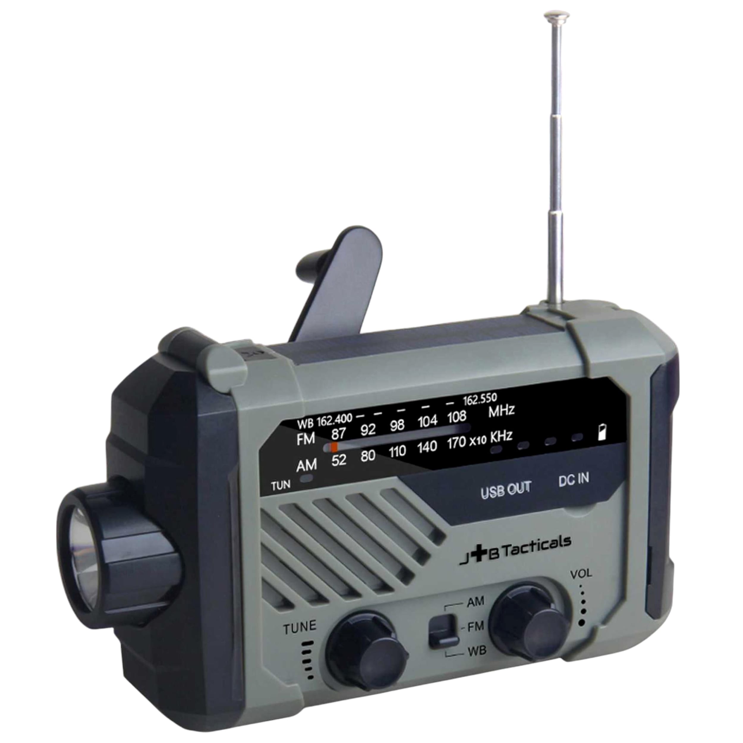JB Tacticals JB-02 Emergency Radio - Green