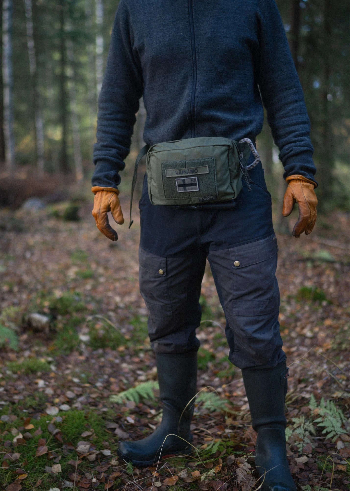 Savotta Suur-Kukkaro Hip Pack 2.6 l - Green