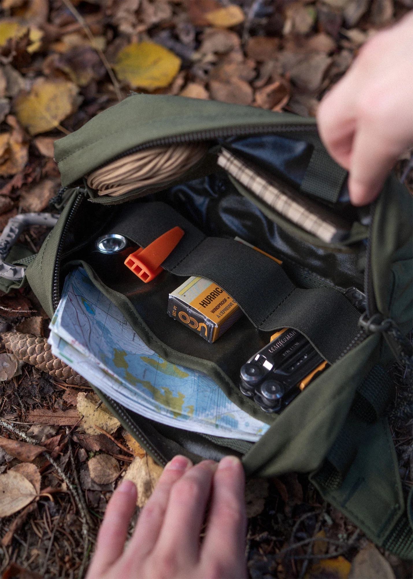 Savotta Suur-Kukkaro Hip Pack 2.6 l - Green