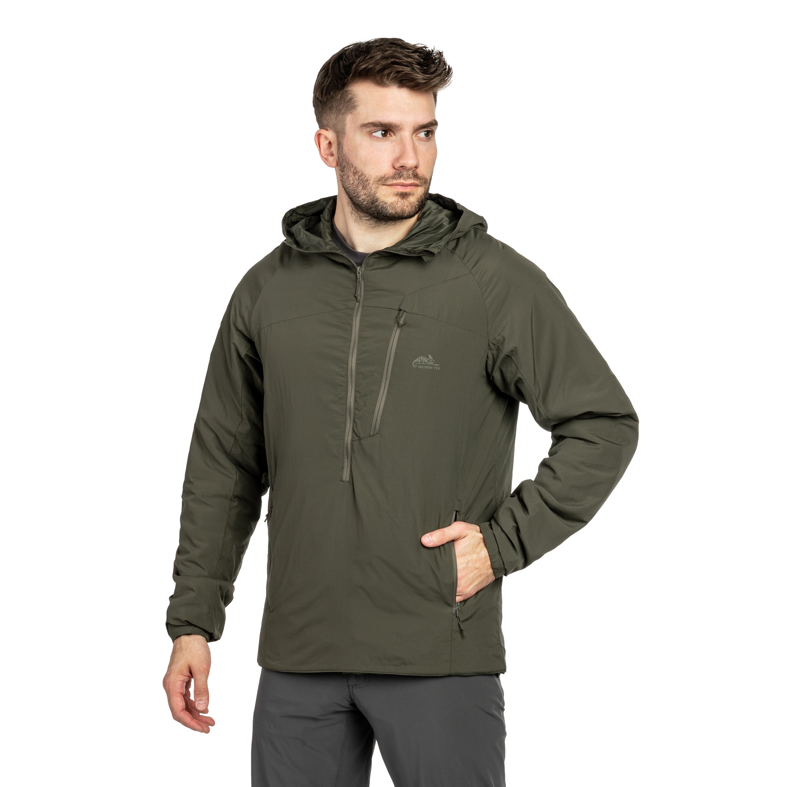Helikon-Tex Wolfhound Hoodie Lite Jacket - Taiga Green