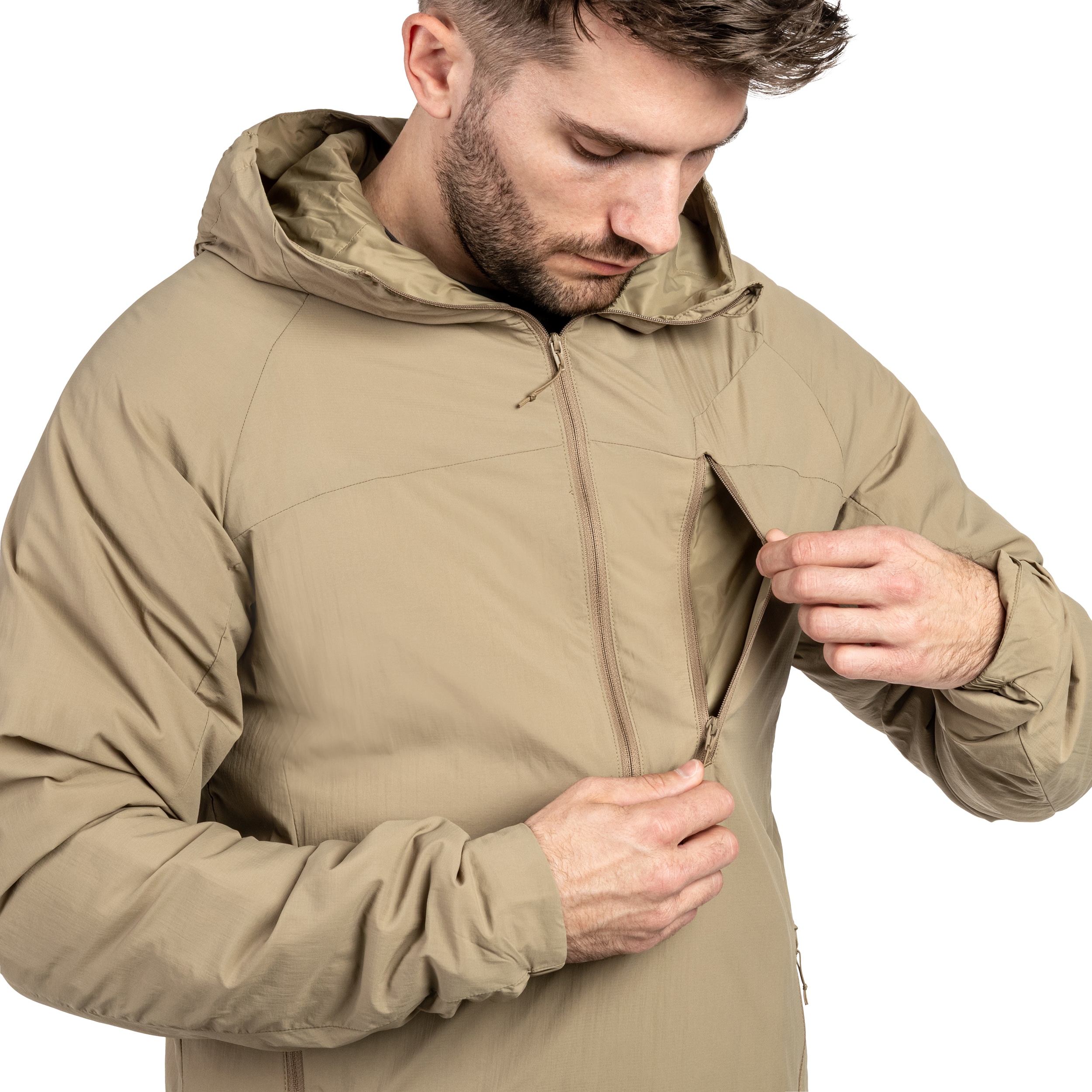Helikon-Tex Wolfhound Hoodie Lite Jacket - Khaki