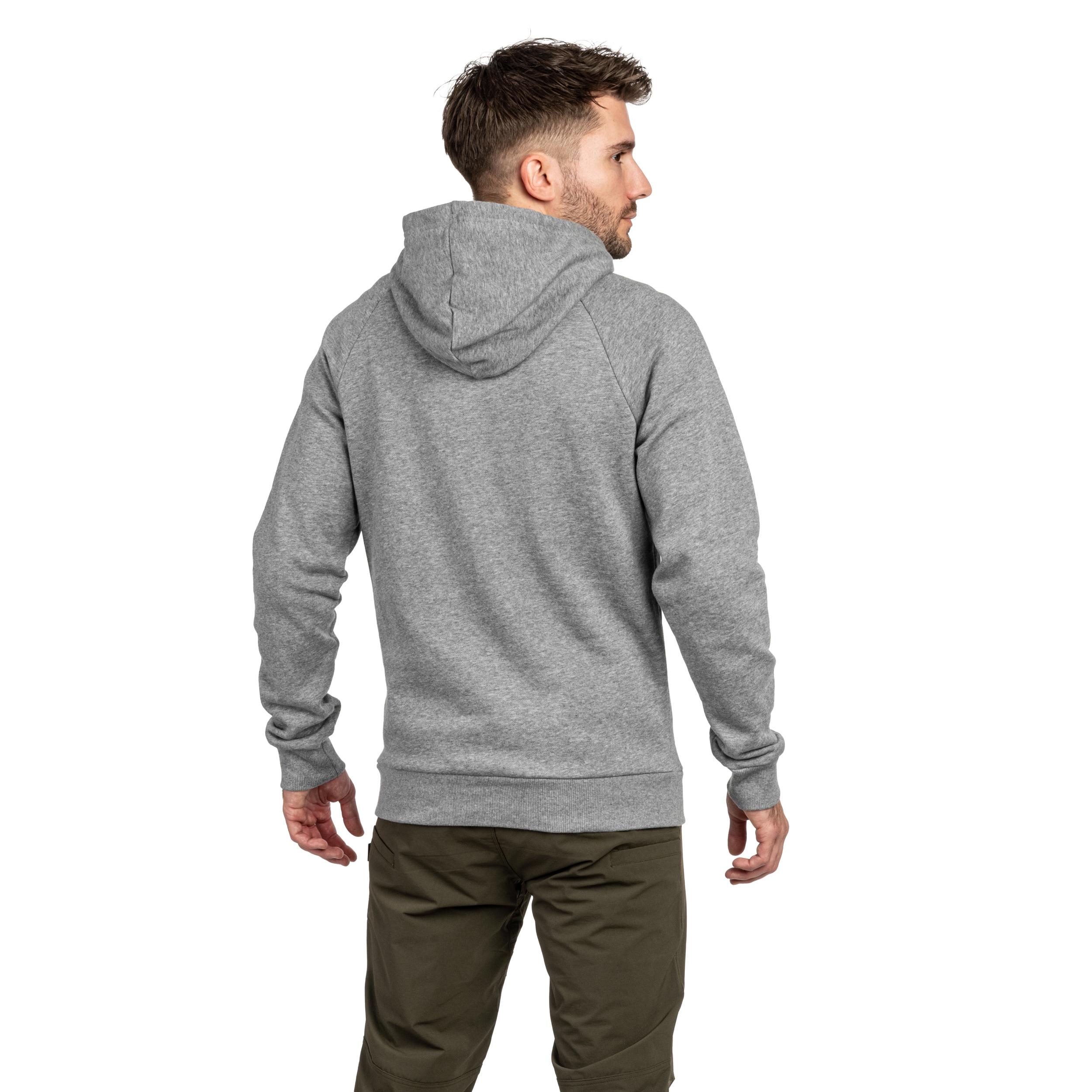 Under Armour Rival Fleece Sweatshirt - Castlerock Light Heather/White