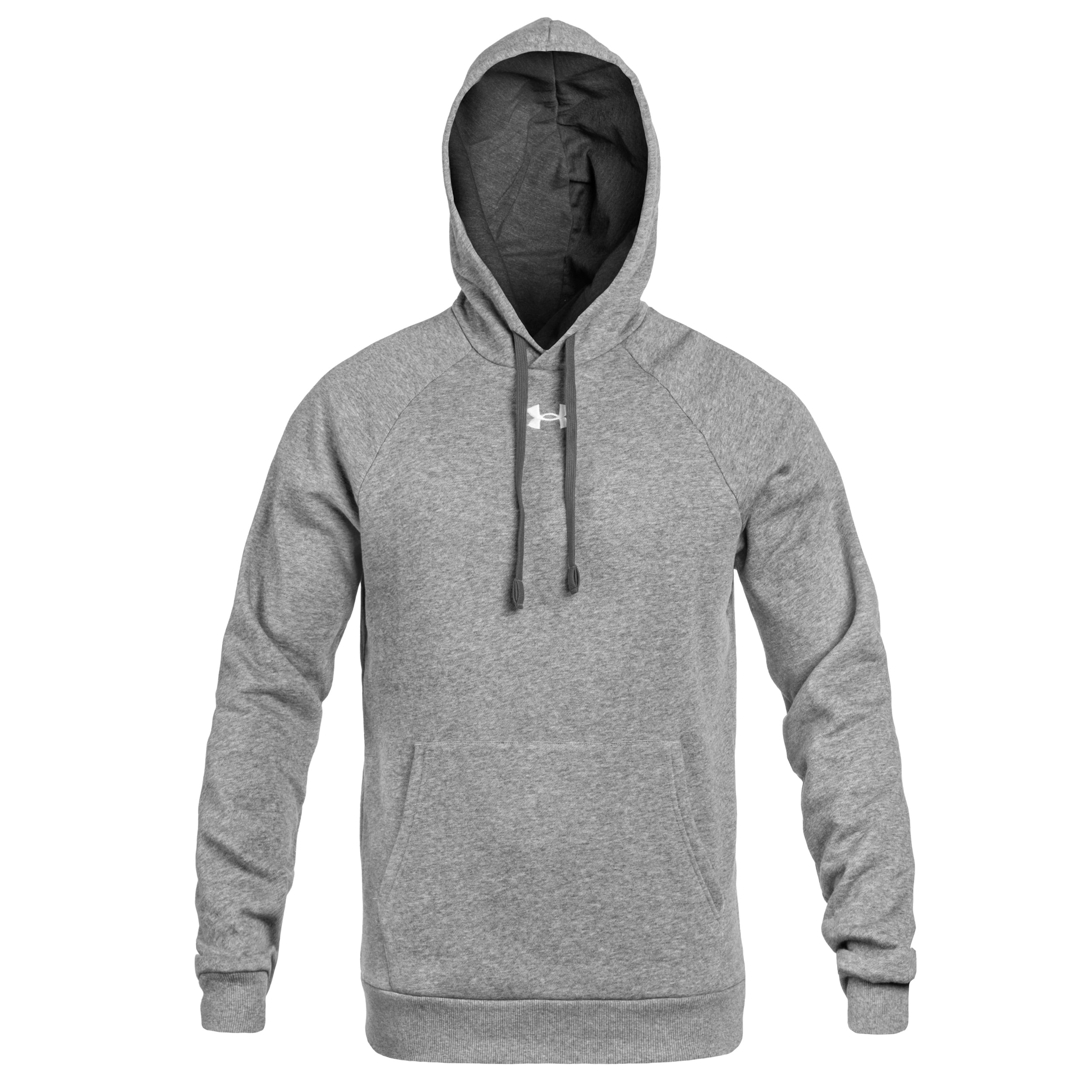 Under Armour Rival Fleece Sweatshirt - Castlerock Light Heather/White