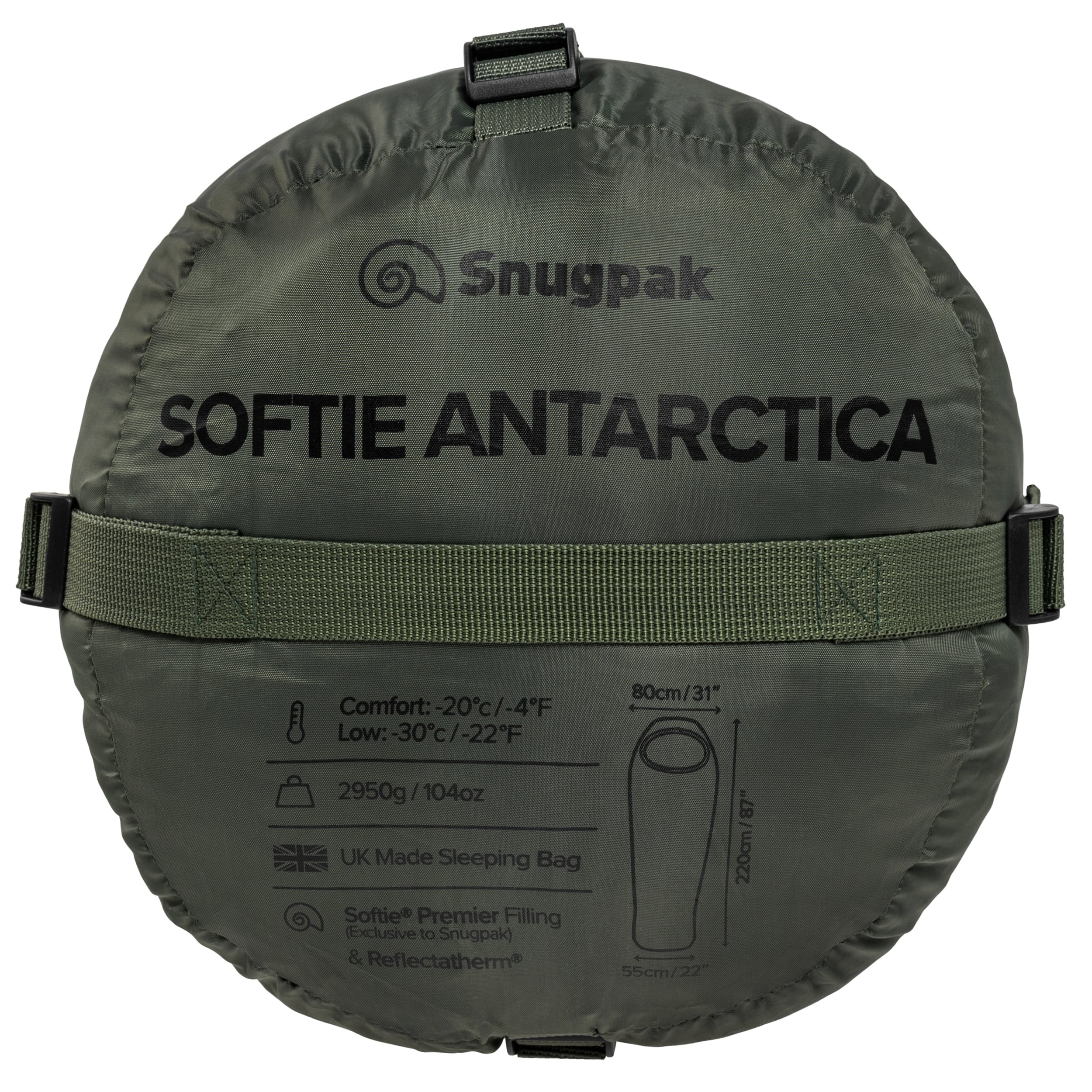 Snugpak Softie Antarctica Standard Sleeping Bag - Olive