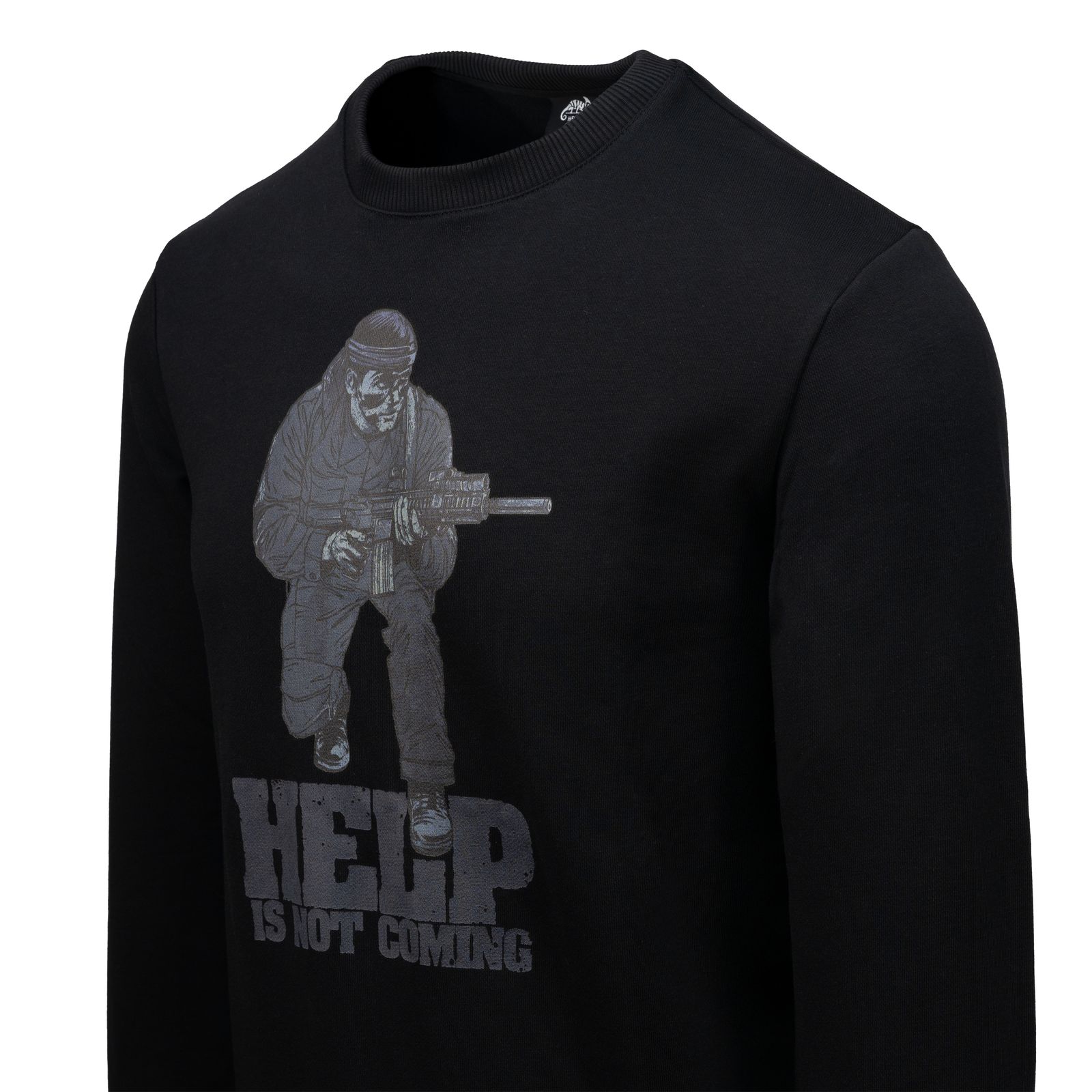 Helikon-Tex Help Is Not Coming Sweatshirt - Black