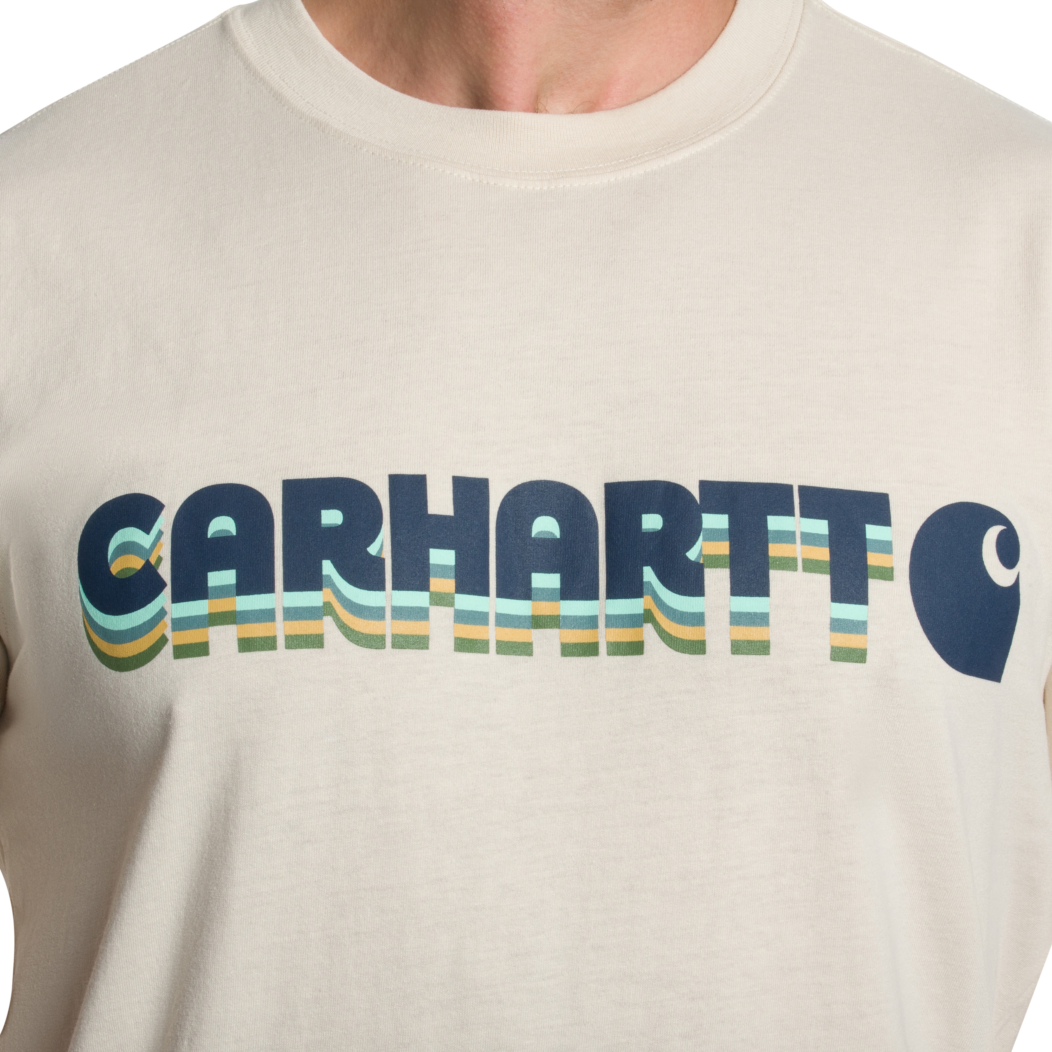 Carhartt Irvine Layered T-shirt - Oat Milk