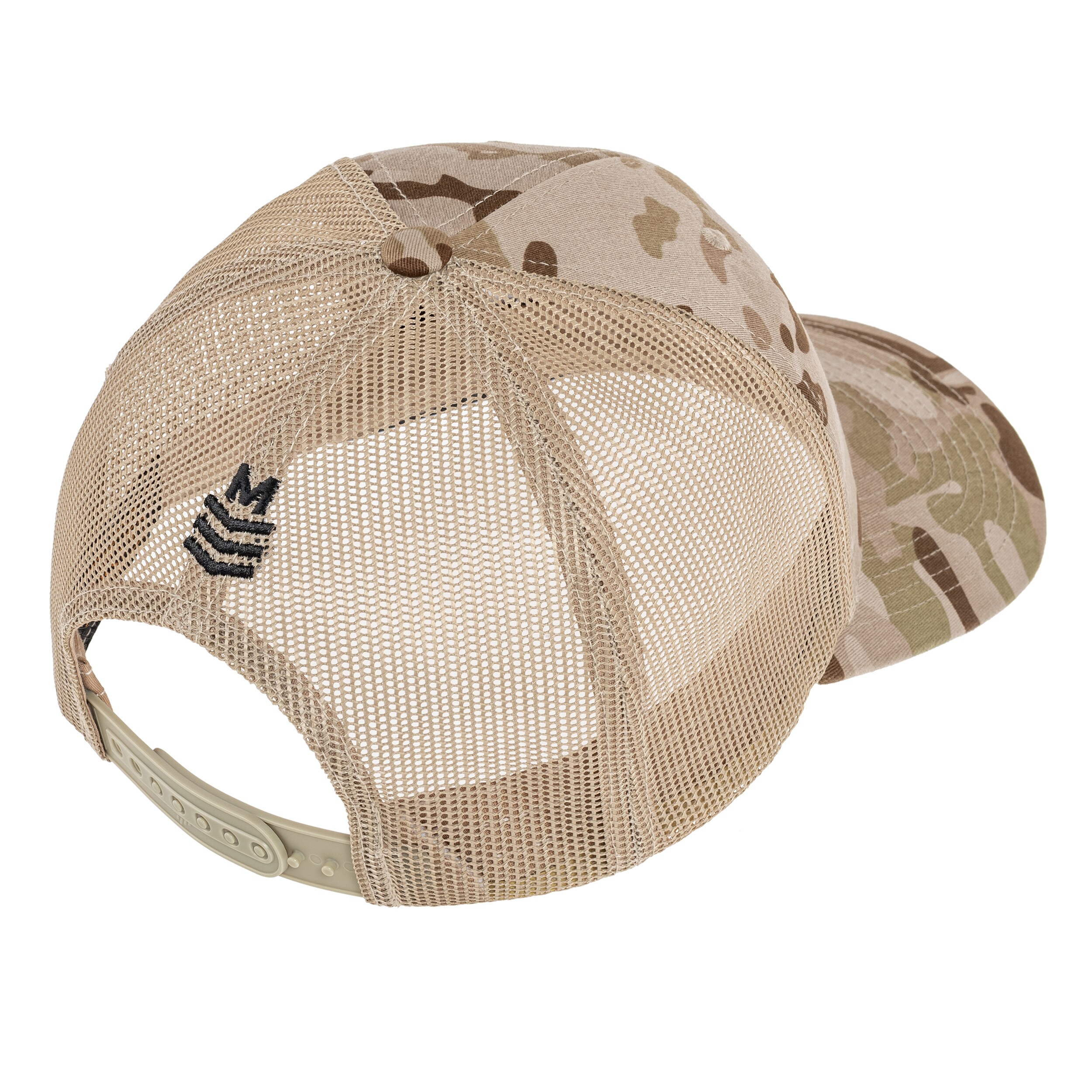 Military Wear Haft Retro Trucker Cap - MultiCam Arid/Tan