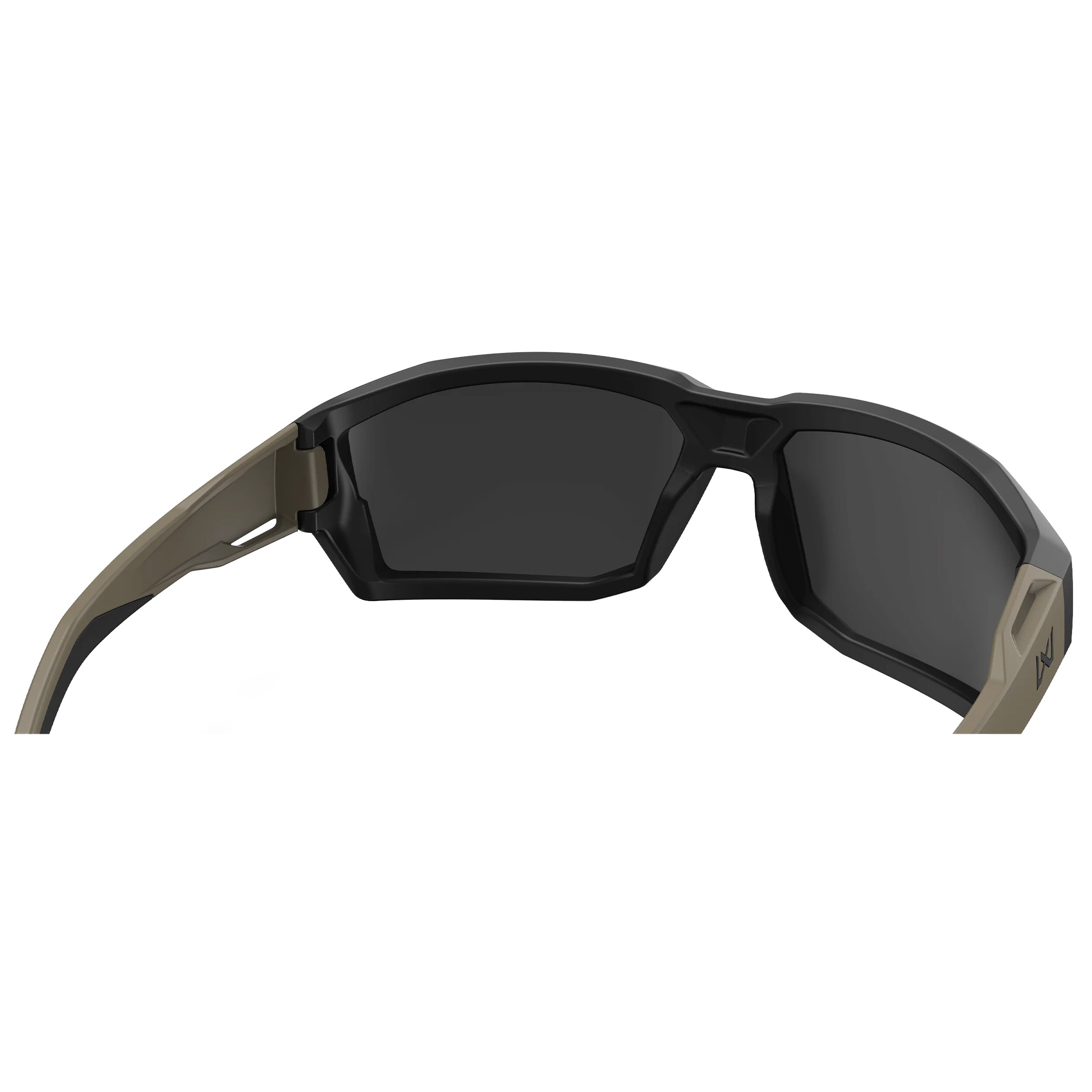 Wiley X Alpine Tactical Glasses - Captivate Polarized Tungsten Mirror/Matte Black/Tan