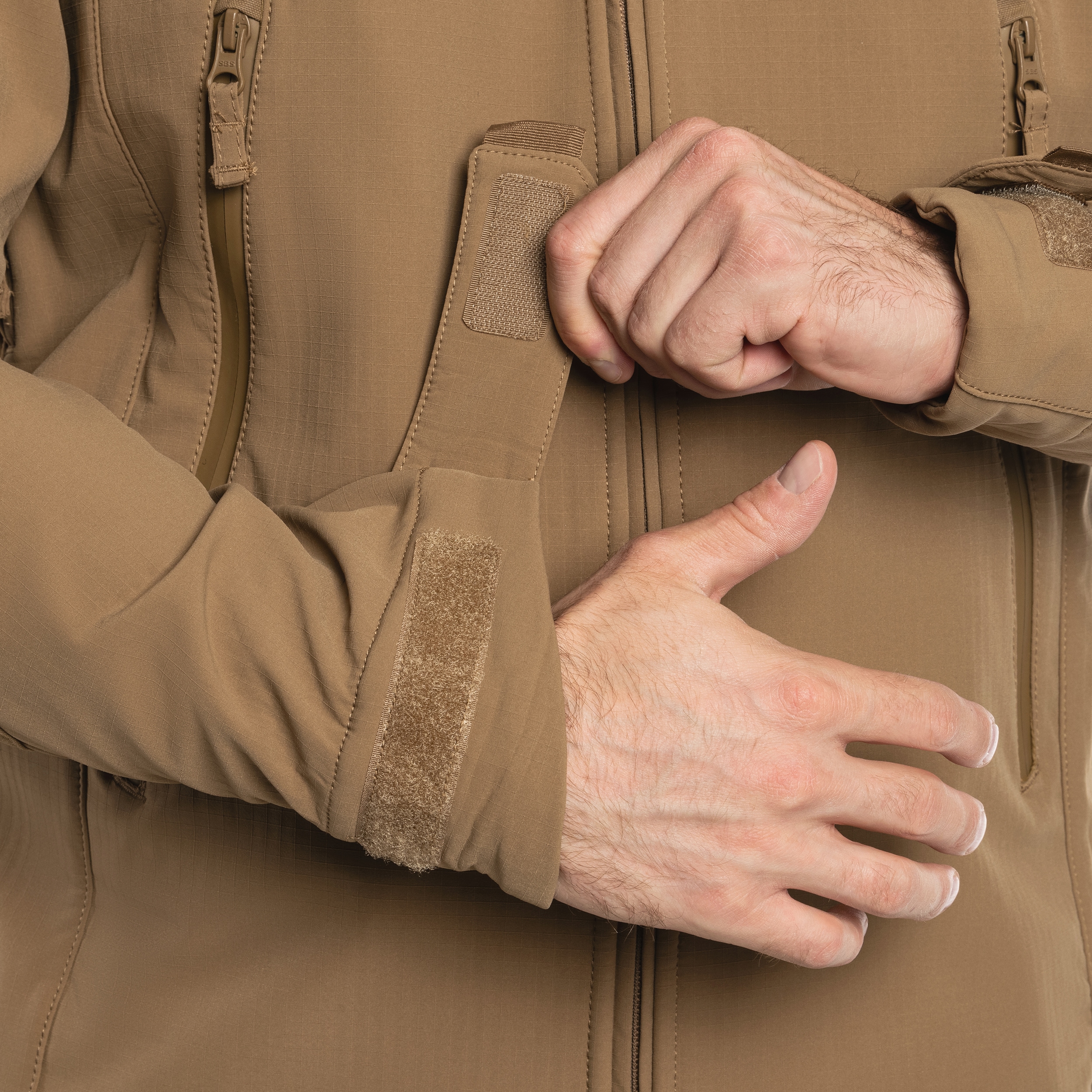 A10 Equipment Softshell V2 Fighter Jacket - Tan