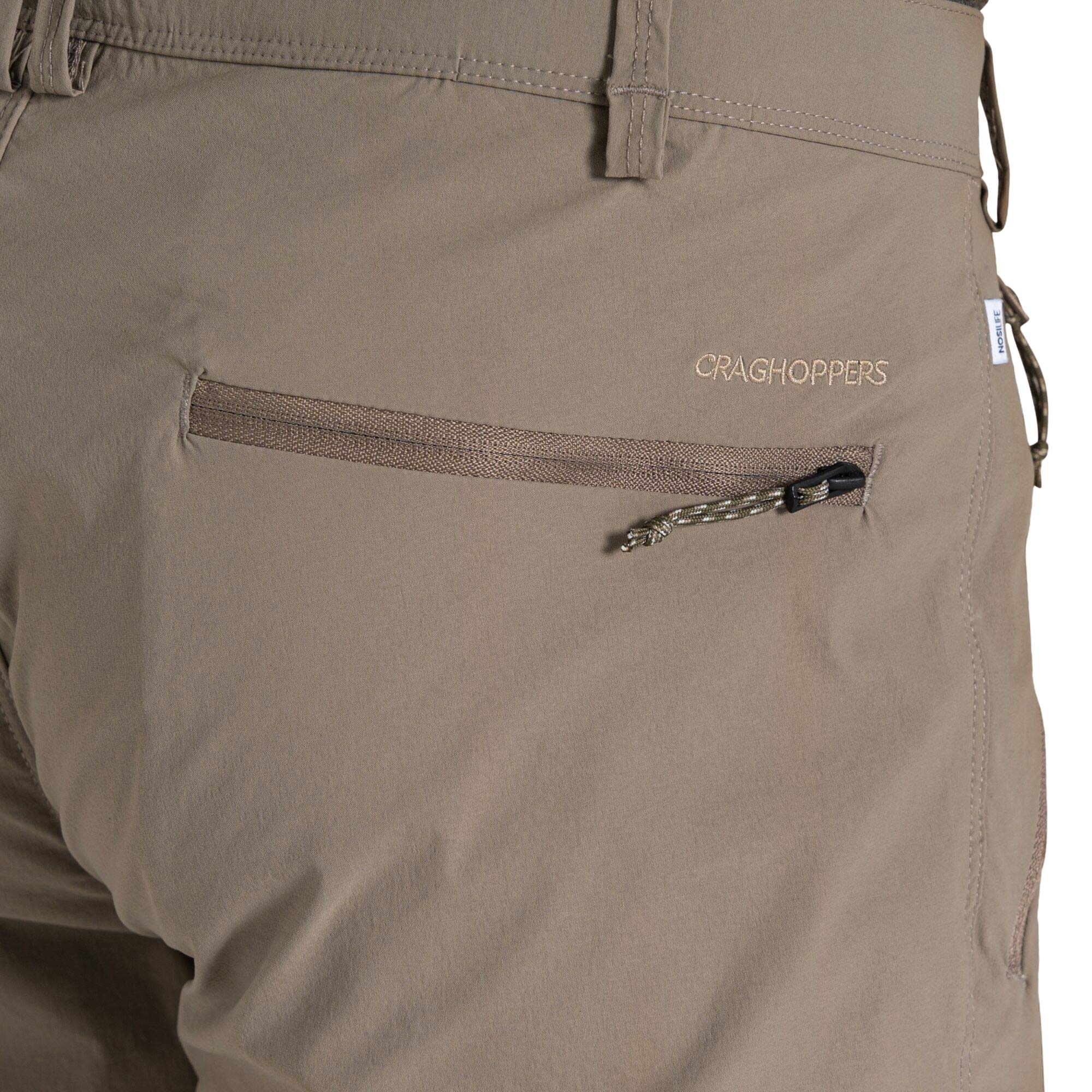 Craghoppers NosiLife Pro Convertible III Trousers - Pebble