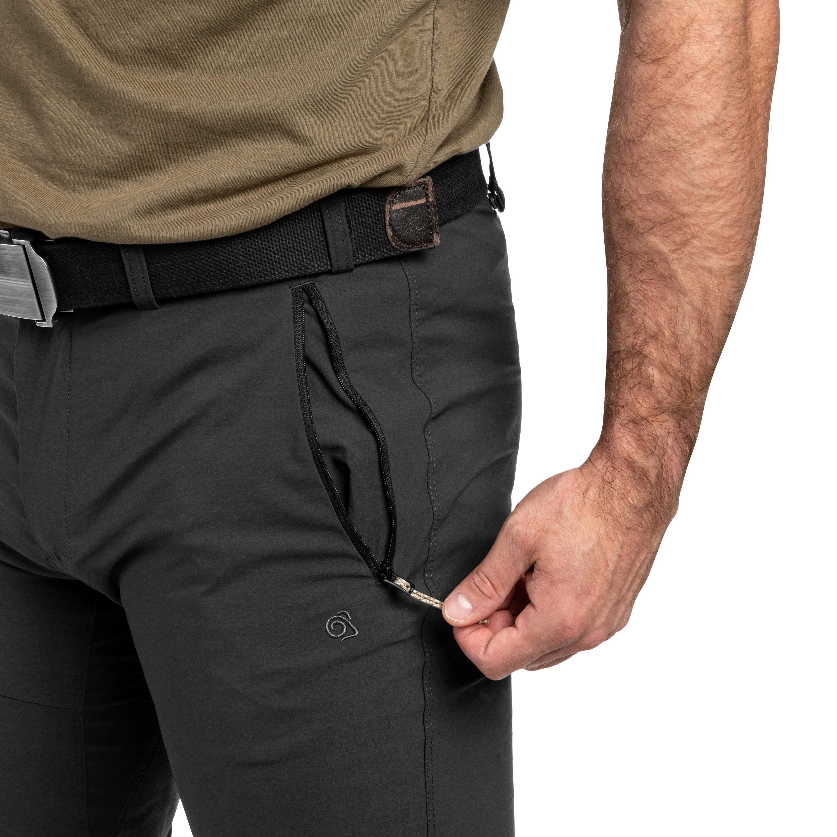 Craghoppers NosiLife Pro Convertible III Pants - Black Pepper