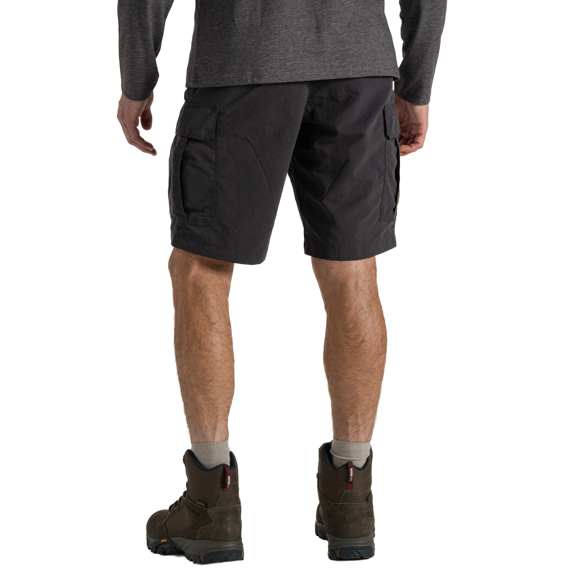 Craghoppers NosiLife Cargo Shorts III - Black Pepper