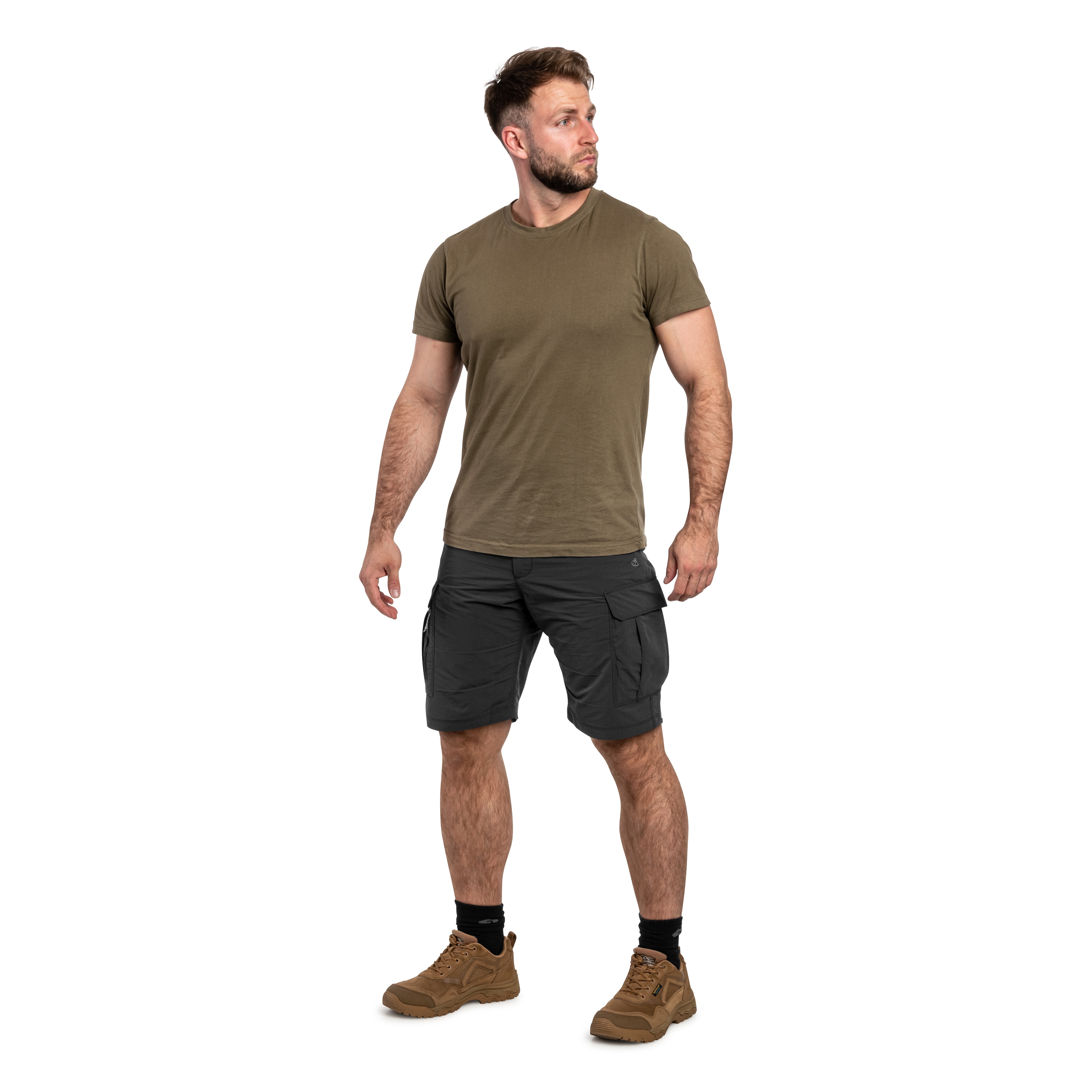 Craghoppers NosiLife Cargo Shorts III - Black Pepper