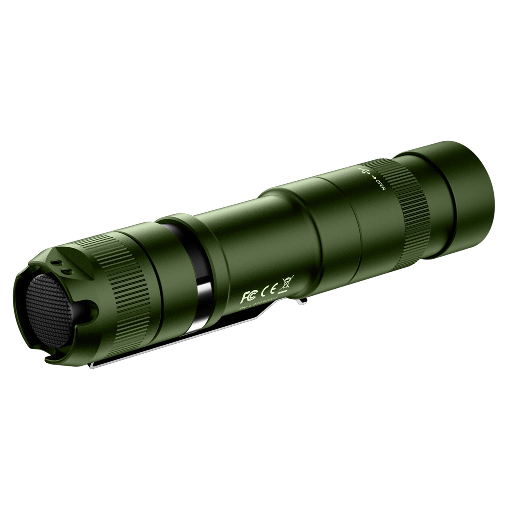 Wuben L3 Black Flashlight with powerbank function Army Green - 3000 lumens