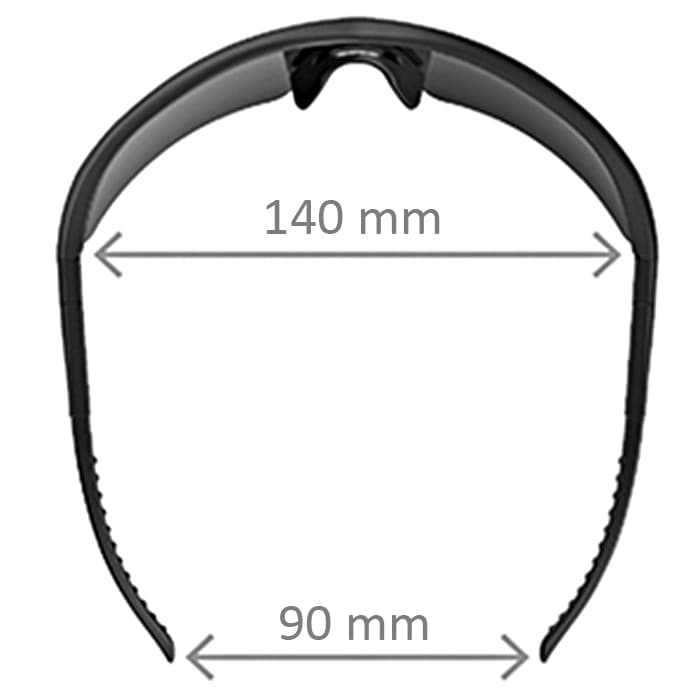 Swiss Eye Raptor Large Tactical Glasses - Black