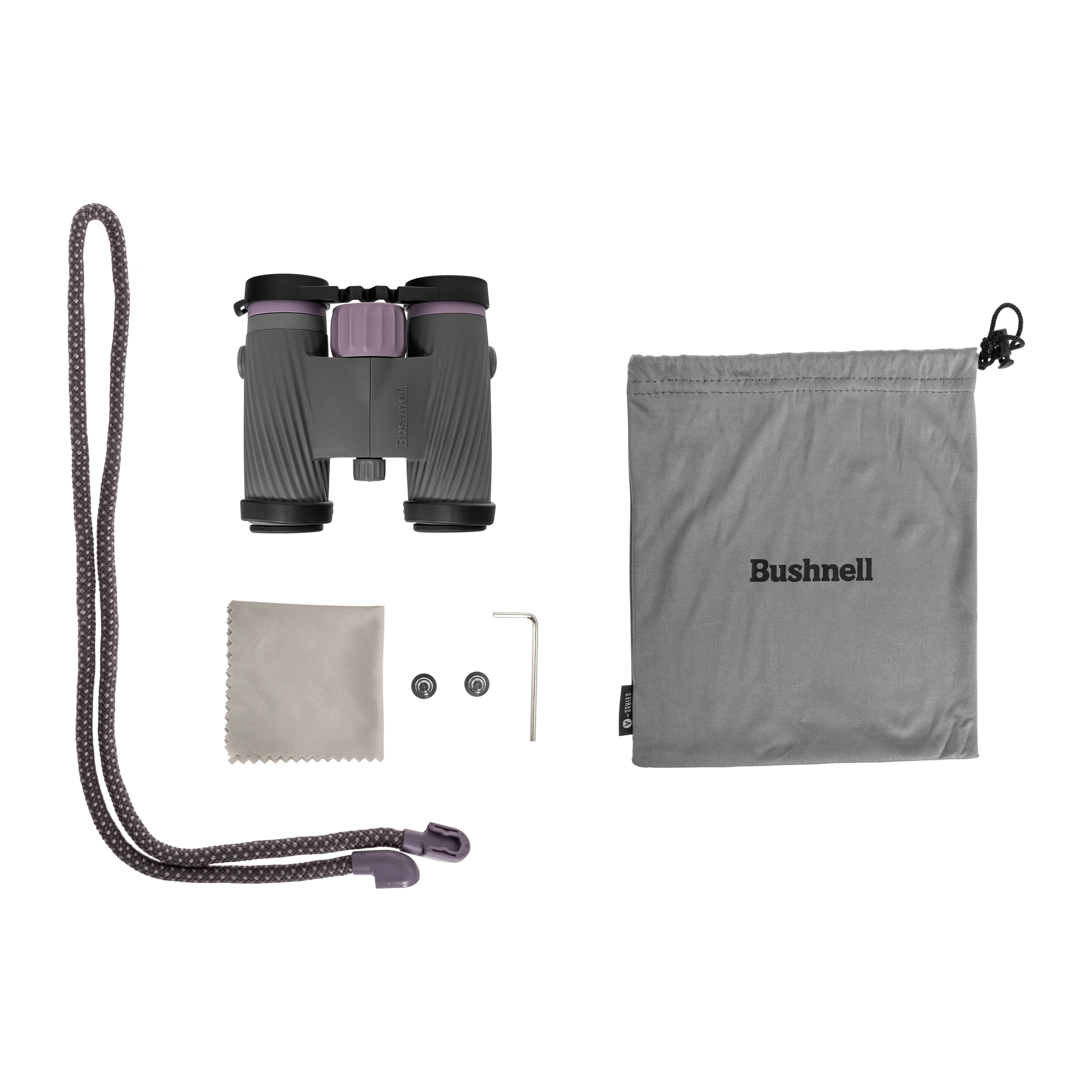Bushnell A1 Compact 10x25 Binoculars - Plum Purple