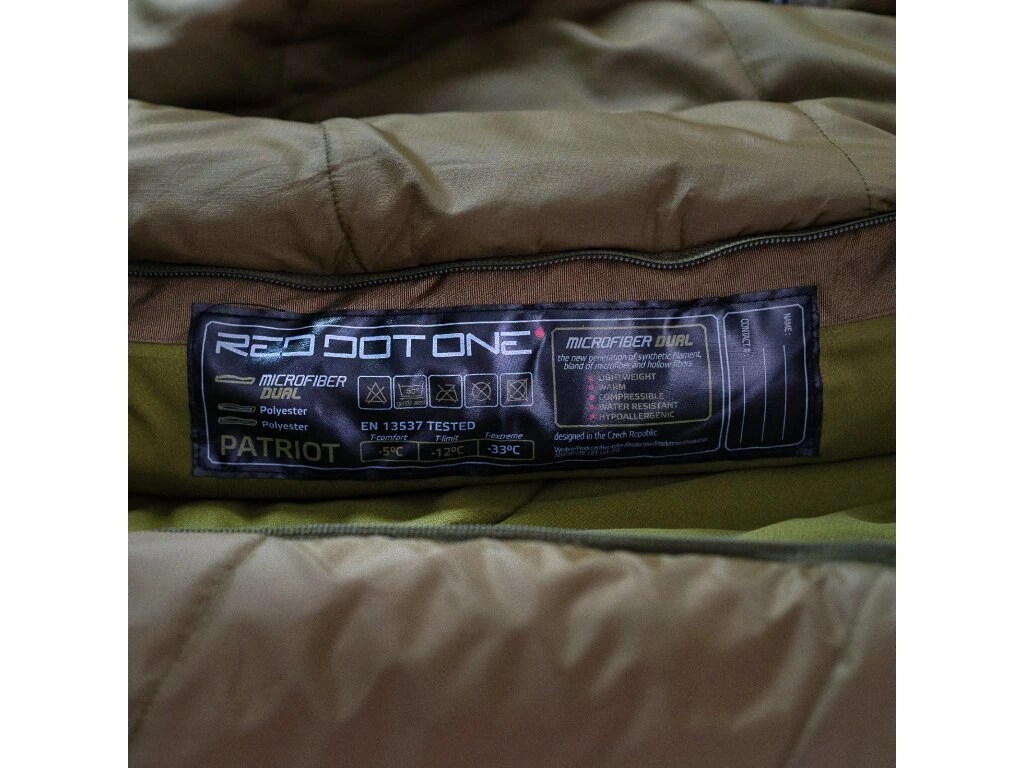Red Dot One Patriot RX Sleeping Bag - Olive