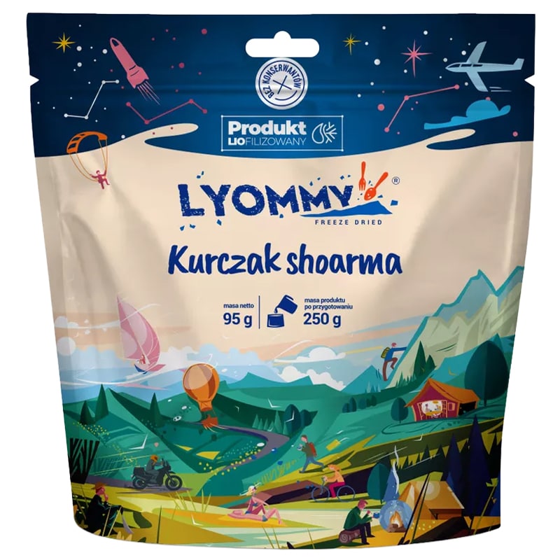 Lyommy Freeze-dried Food Chicken shoarma 95 g/1814 kcal