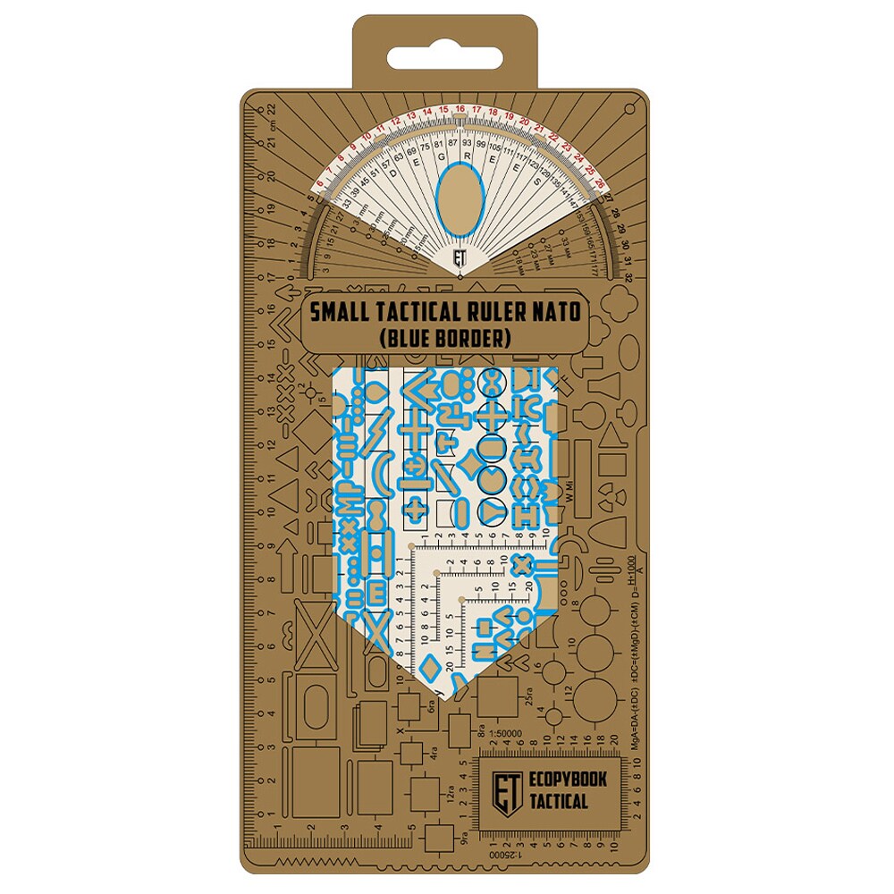 M-Tac Small Tactical Ruler NATO - Blue