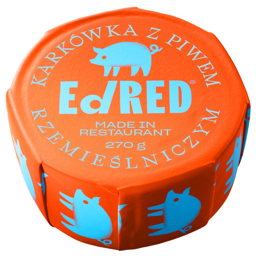 Ed Red Canned Food - Pork Neck with craft beer 270 g - 2 pcs.