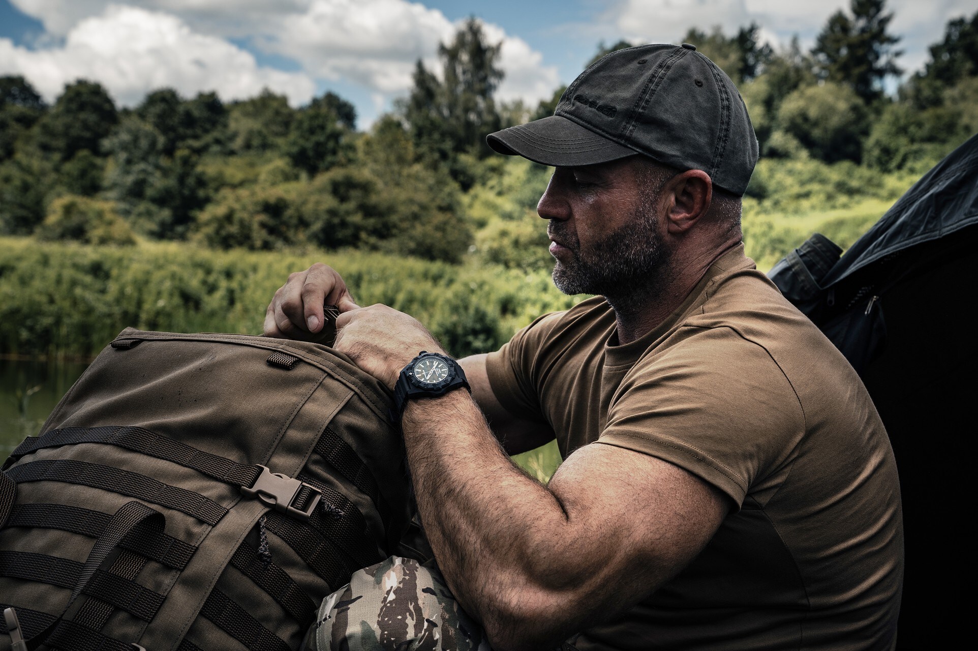 ProTek PT4105SFC USMC Carbon Dive Watch