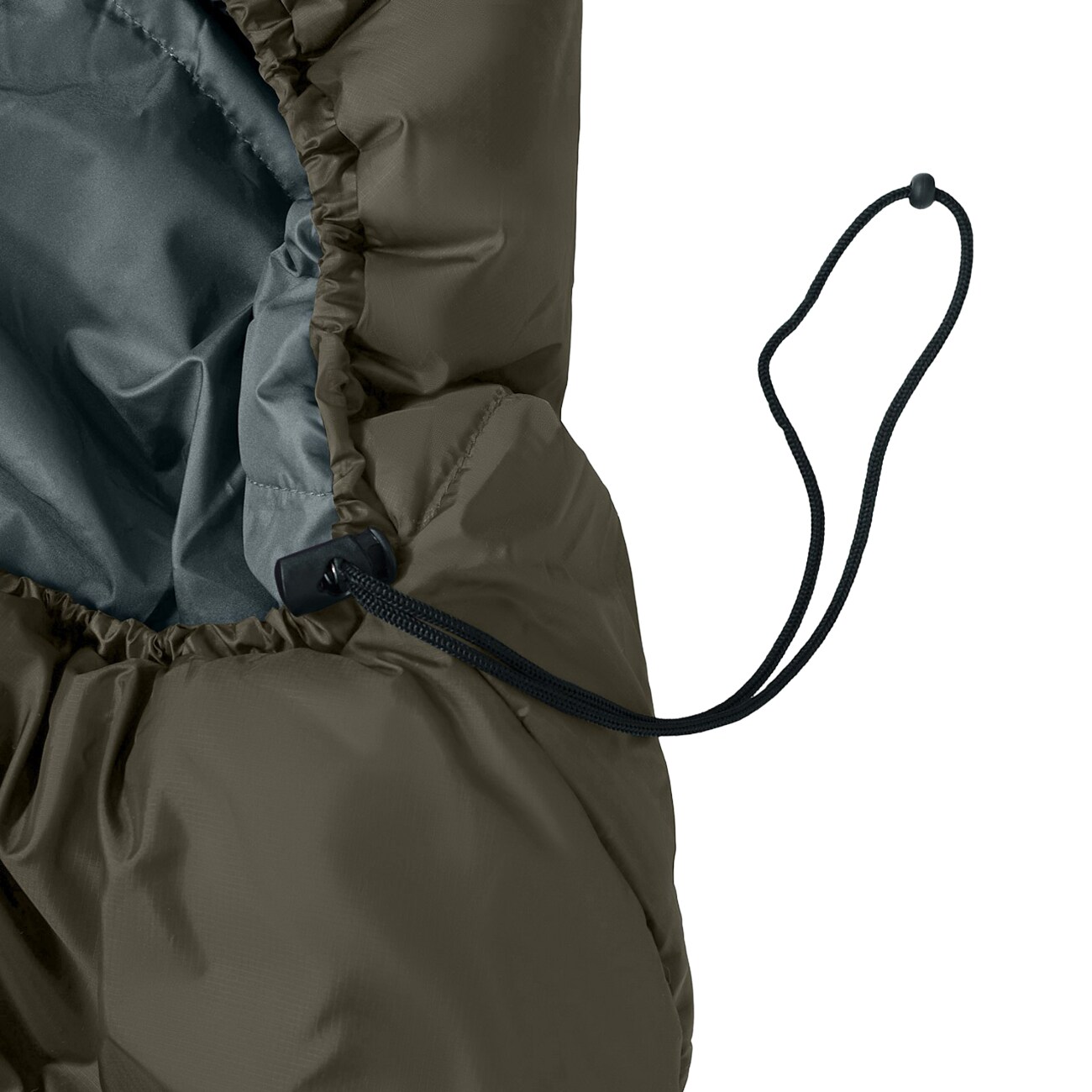 Alpinus Wide & Long Fiber Pro 1250 Sleeping Bag Olive - right