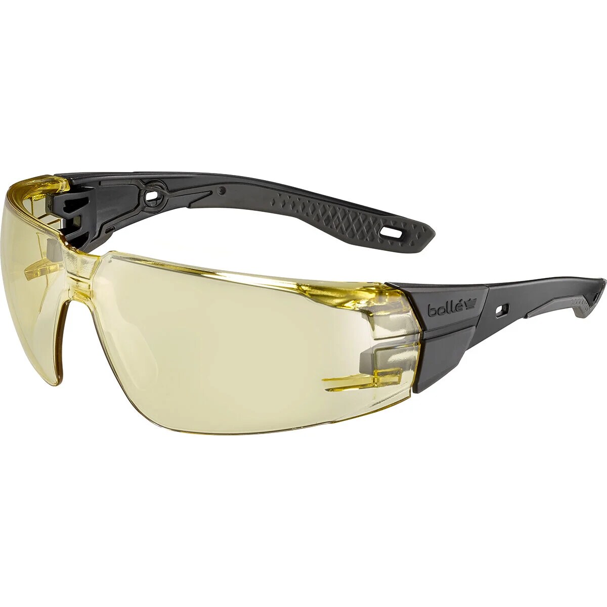 Bolle Rush+ 2.0 Medium/Large Tactical Glasses - Grey/Amber