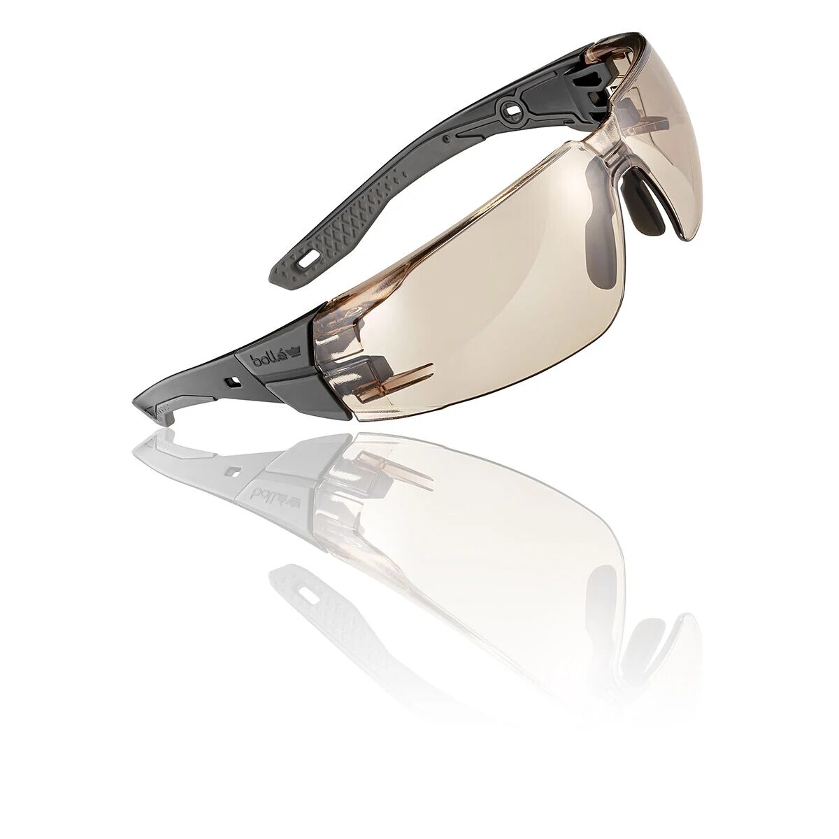 Bolle Rush+ 2.0 Medium/Large Tactical Glasses - Grey/Copper