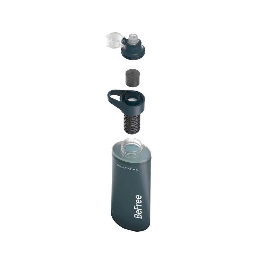 Katadyn BeFree AC Filter Roll-Up Bottle 500 ml - Slate Blue