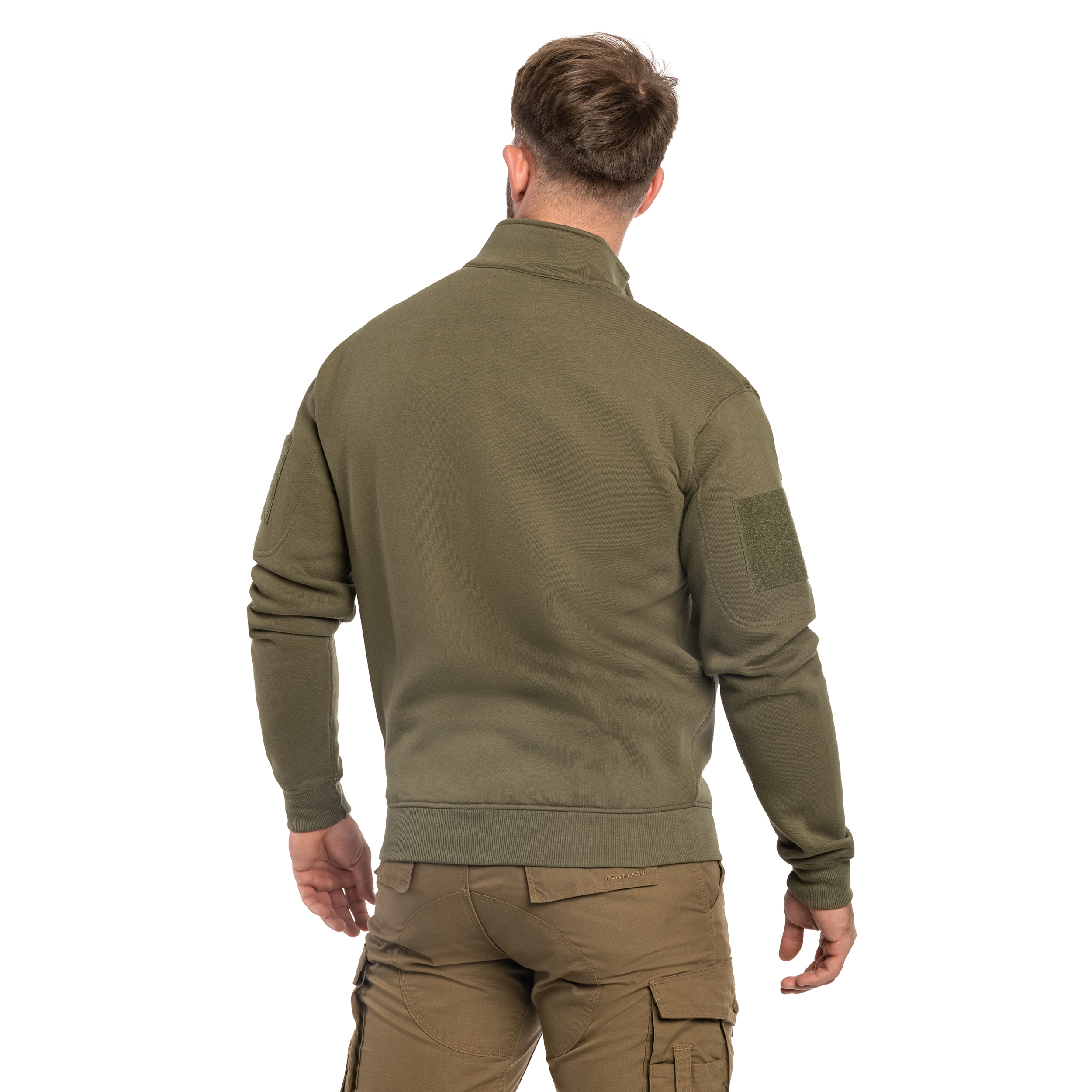 Mil-Tec Tactical Sweatjacket Sweatshirt - Ranger Green
