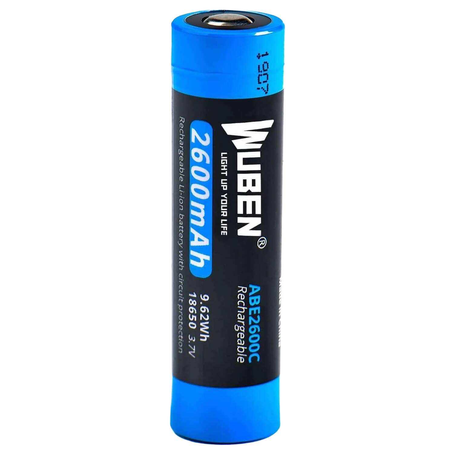 Wuben ABE 18650 2600 mAh 3.7V Battery