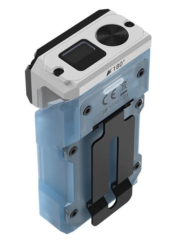 Wuben X3 Pro Flashlight Blue + Aluminum Charging Box - 700 lumens