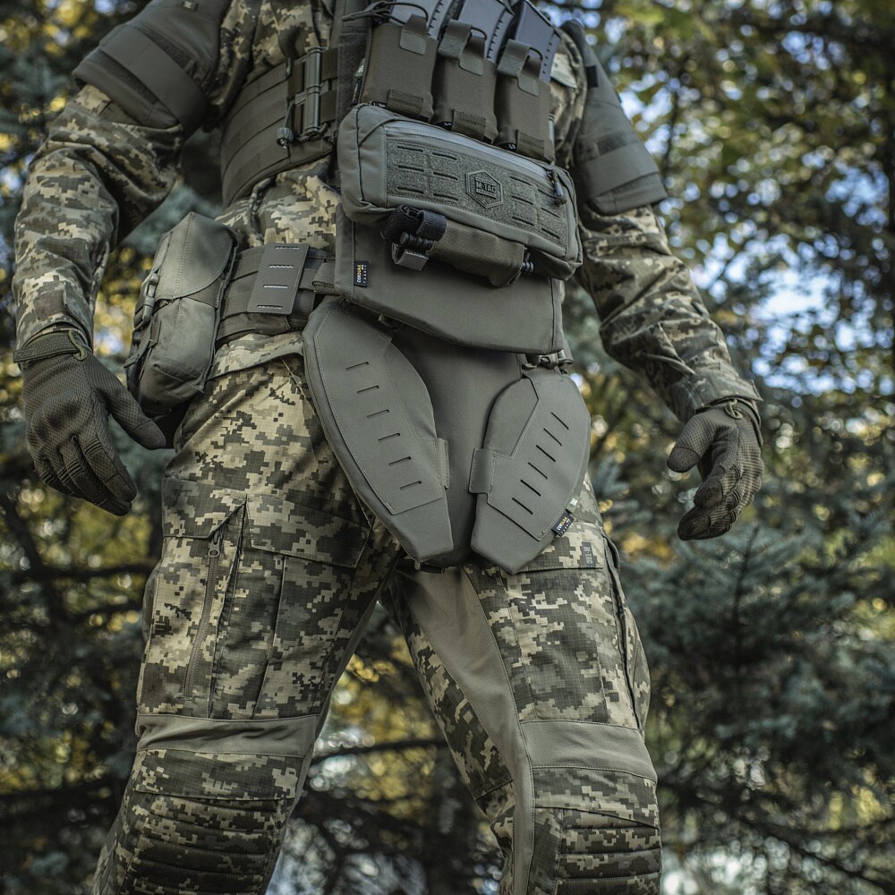M-Tac Groin Protection Gen. II for ballistic inserts - Ranger Green