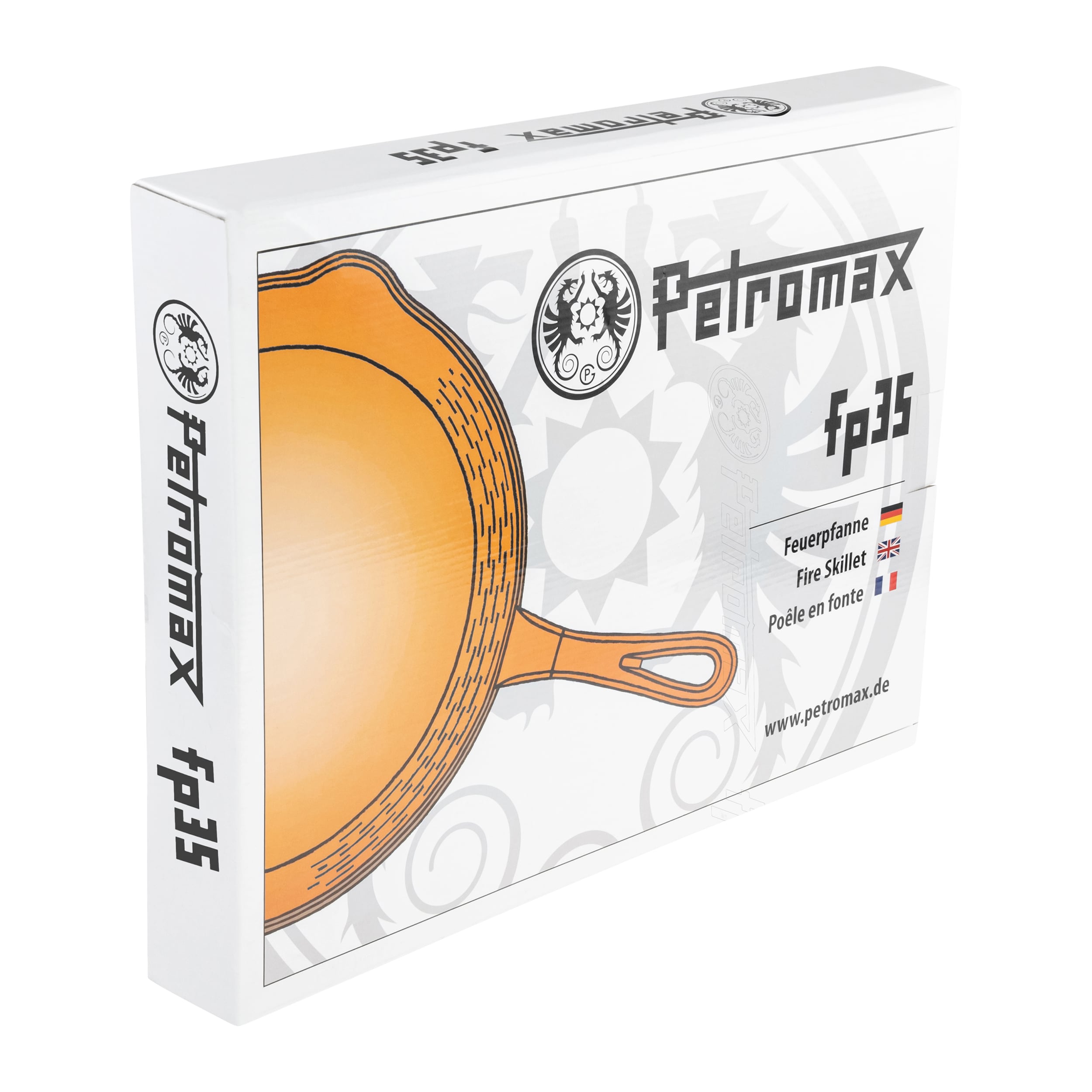 Petromax 35 cm Cast Iron Frying Pan - Black