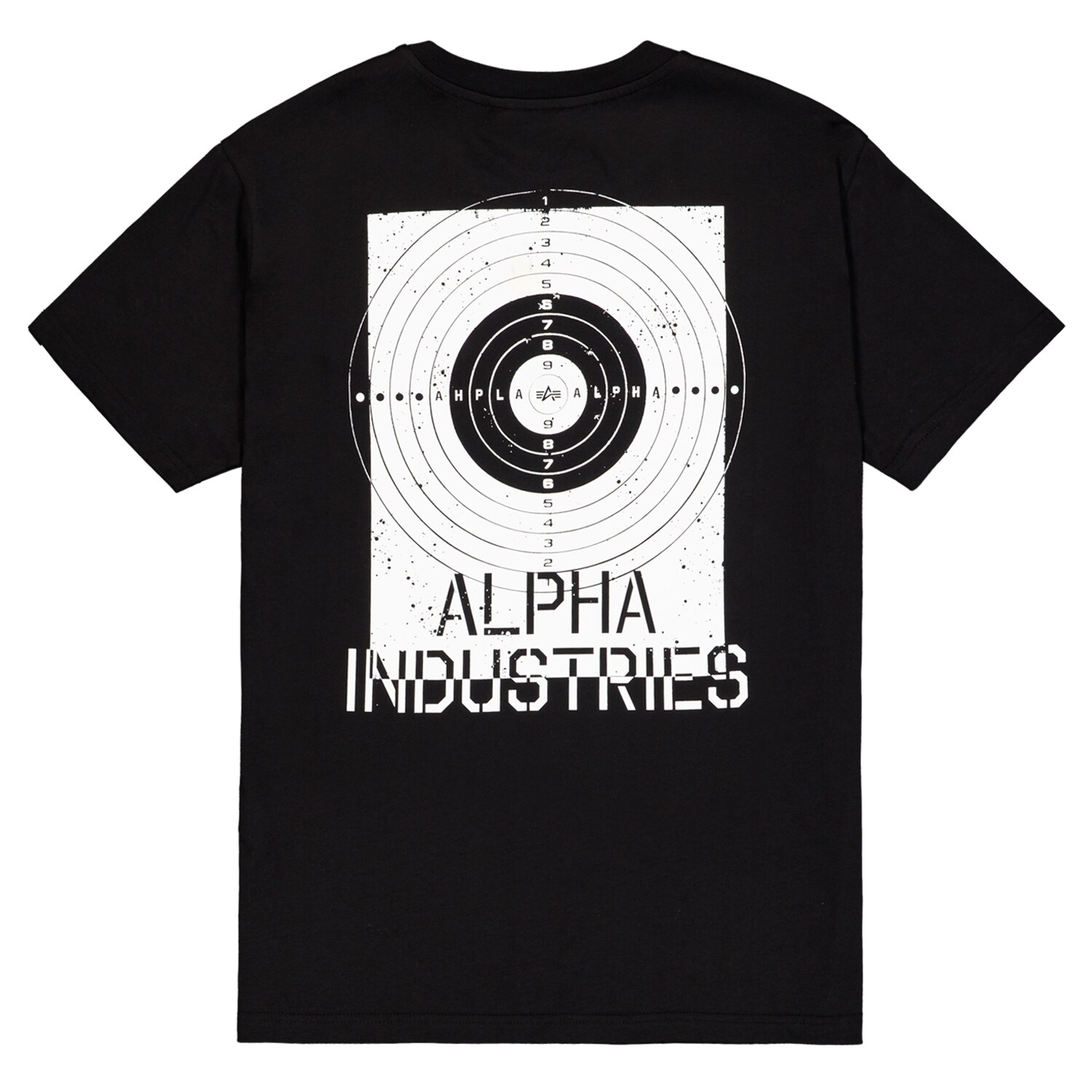 Alpha Industries Target Backprint T-shirt - Black