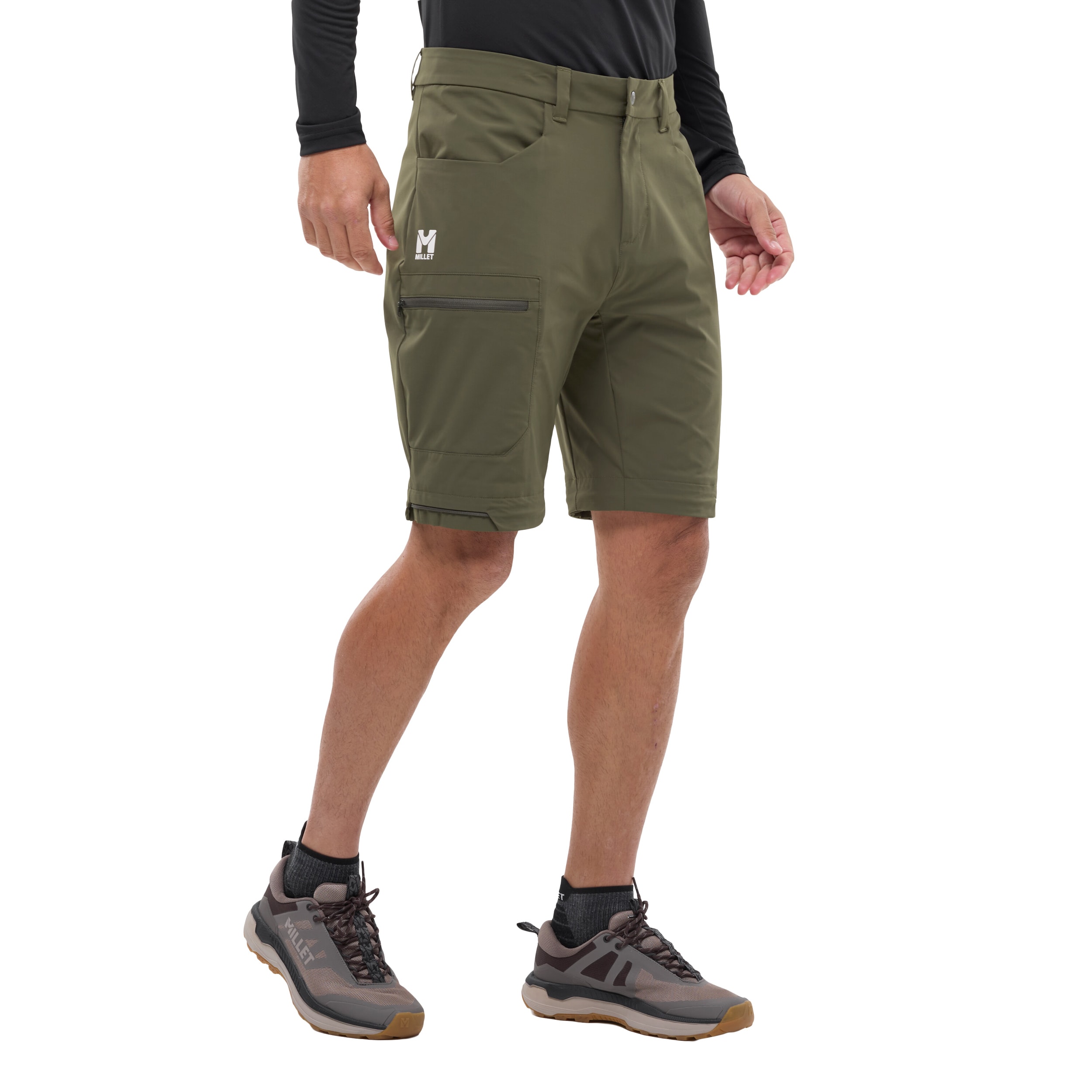 Millet Ubic Stretch Zip Off Trousers - Khaki