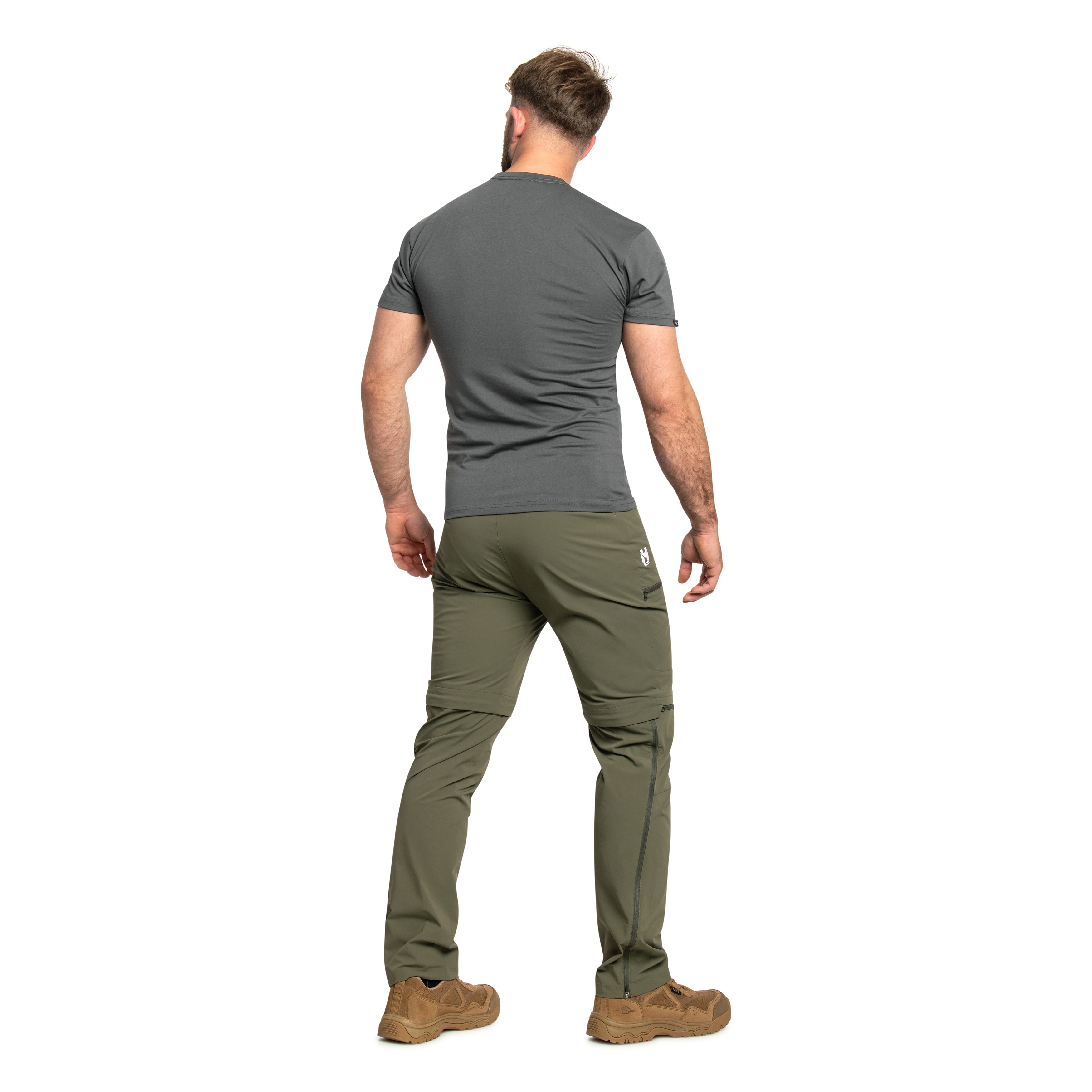 Millet Ubic Stretch Zip Off Pants - Khaki