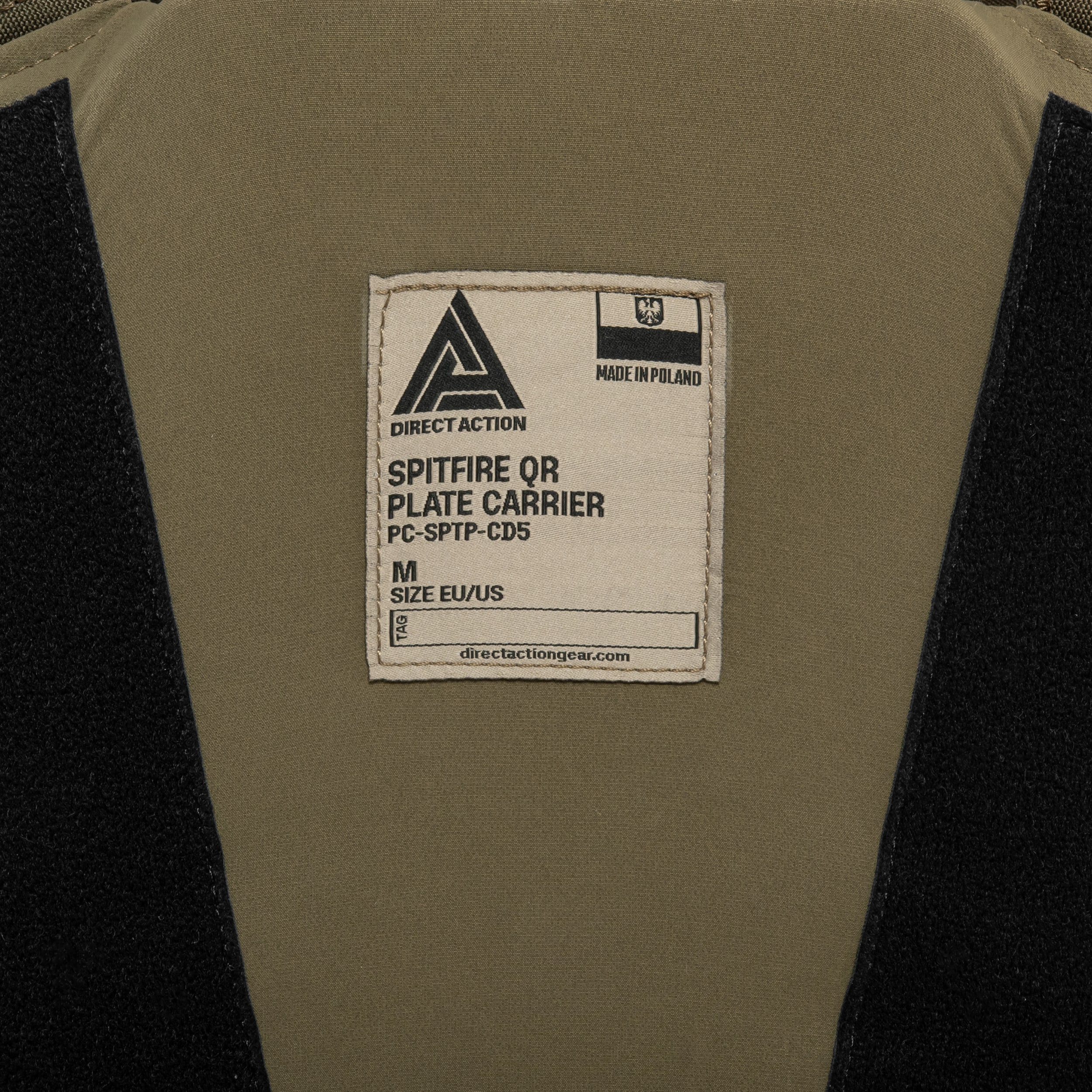 Direct Action Spitfire QR Plate Carrier Tactical Vest - Adaptive Green
