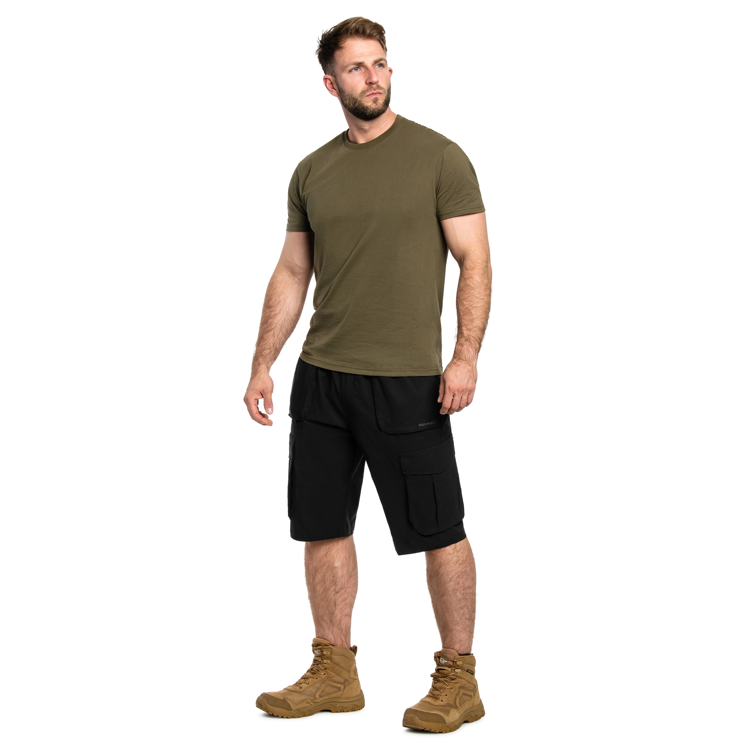 Pentagon Arden Functional Shorts - Black