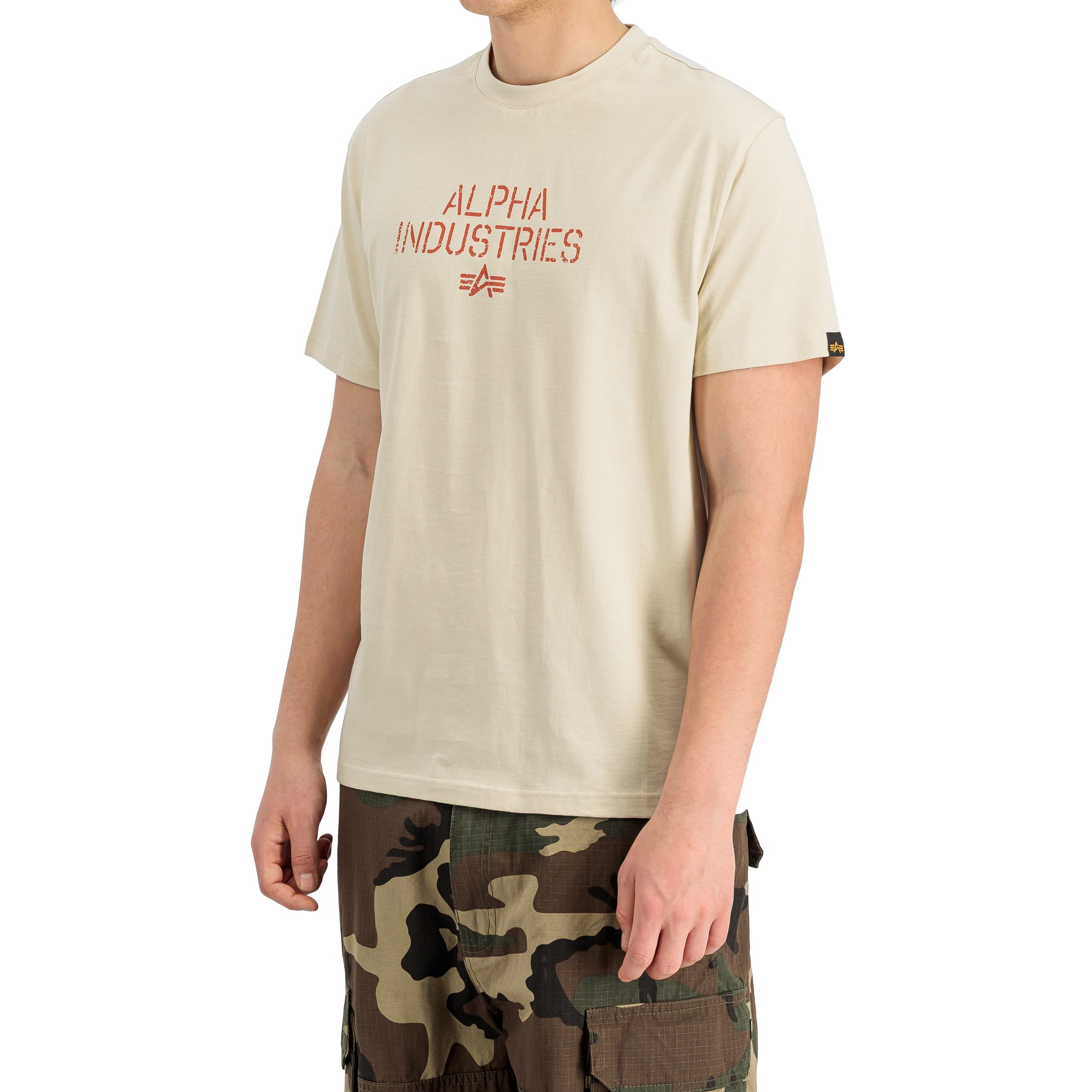 Alpha Industries Target Backprint T-shirt - Vintage White