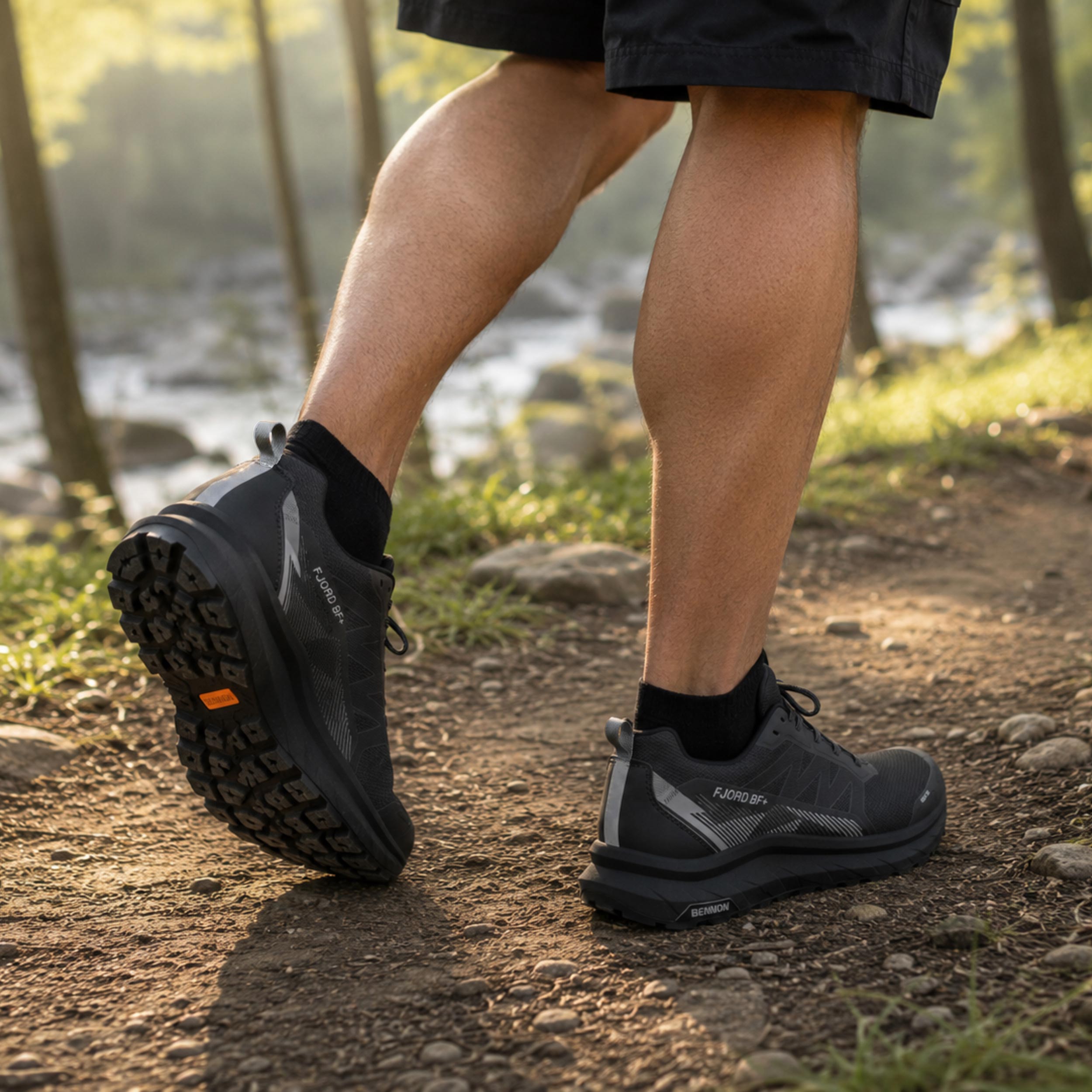 Bennon Fjord Barefoot+ 06 NM Low Shoes - Black